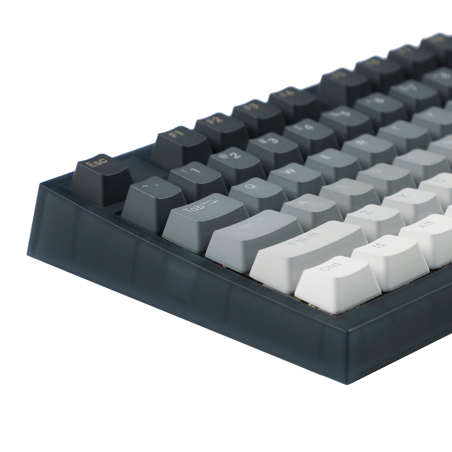 GK75 Triple-Mode 4 Knobs Plastic Case Gasket RGB Hot Swappable Macro Programmable Bluetooth Wired 2.4G Mechanical Keyboard Barebone