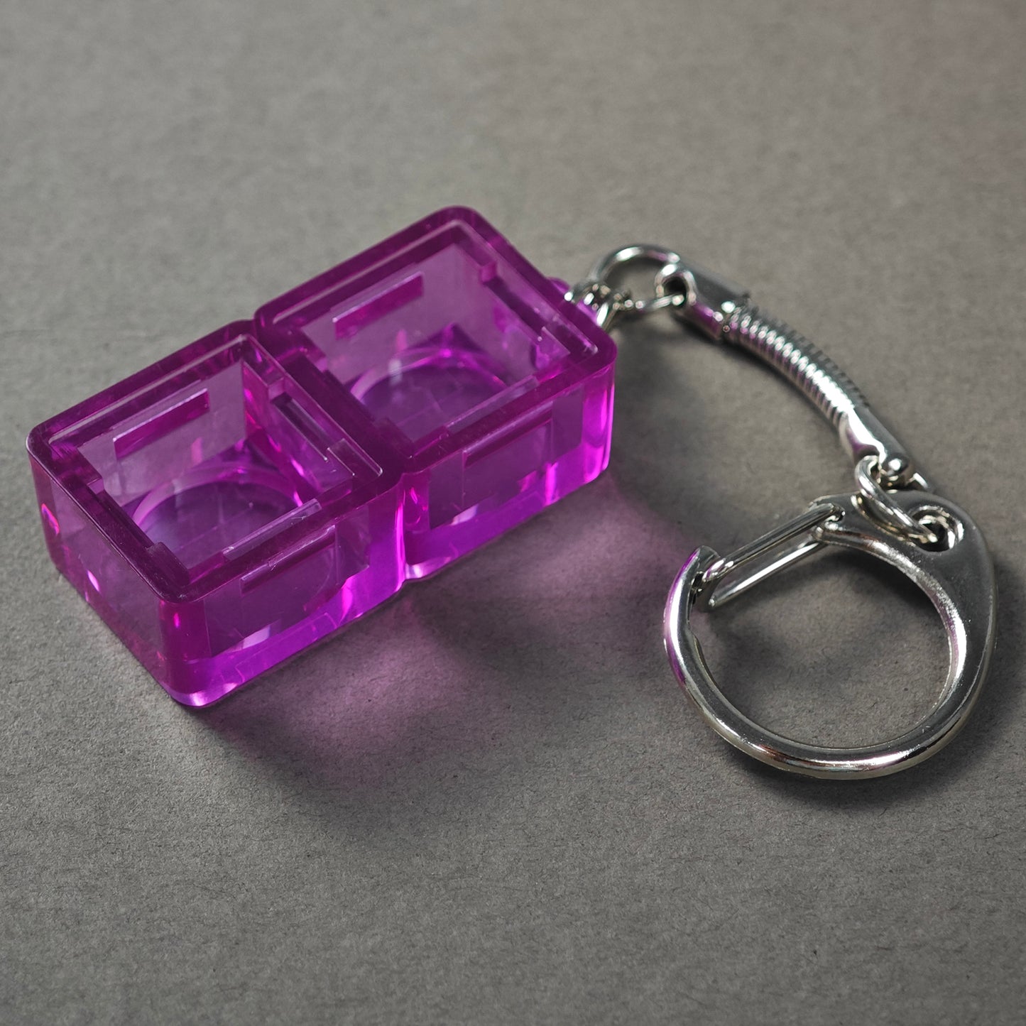 YMDK 2U 3U 4U Keychain Custom Stress Relief Gifts Toys Mechanical Switch PC Material For Keyboard Switches Tester Kit Without LED Light