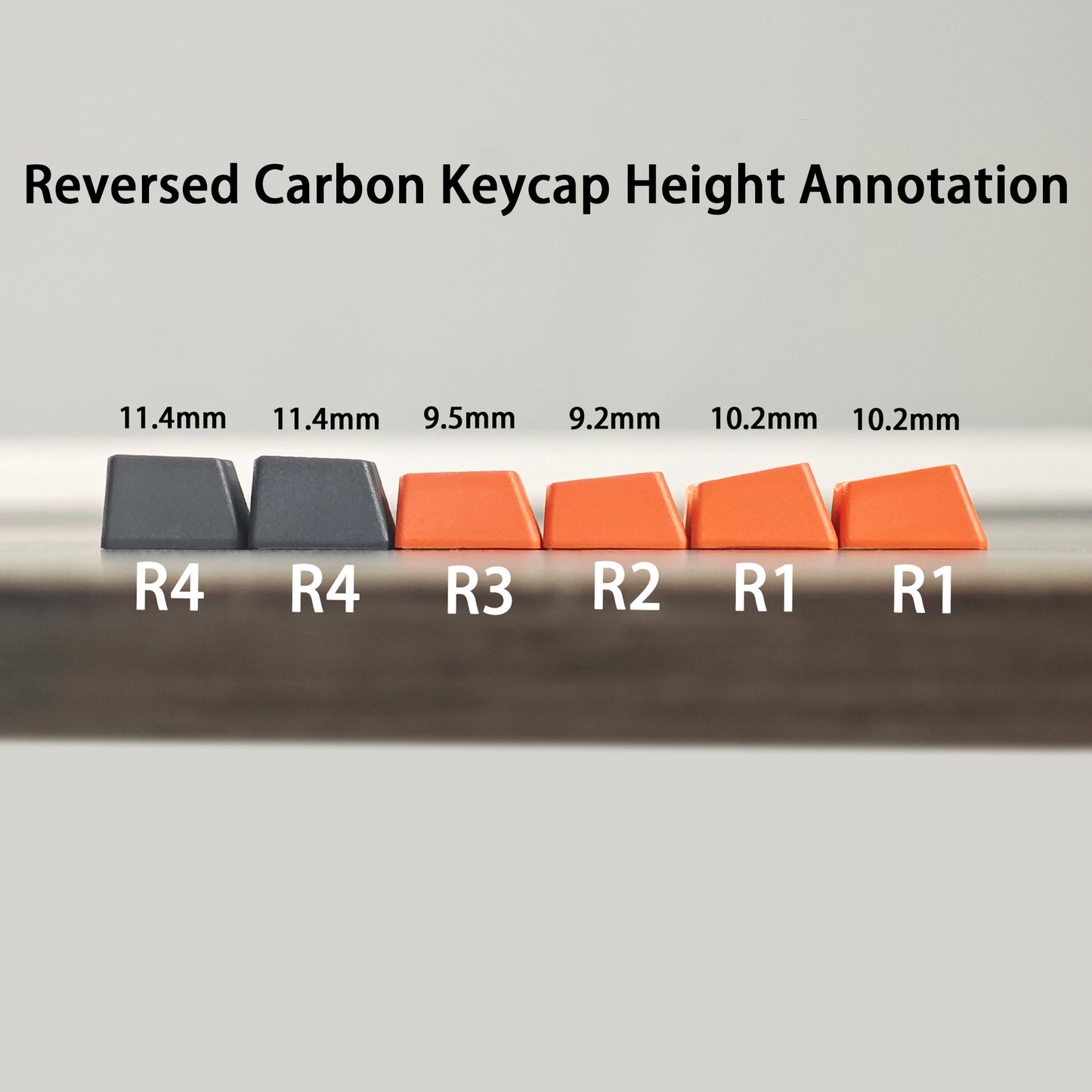 Carbon Miami PBT Double Shot Cherry Profile ANSI Backlit Keycaps for MX Mechanical Keyboard Melody 96 KBD75 68 61 87 104 Keychron(Only Keycap) (Carbon)