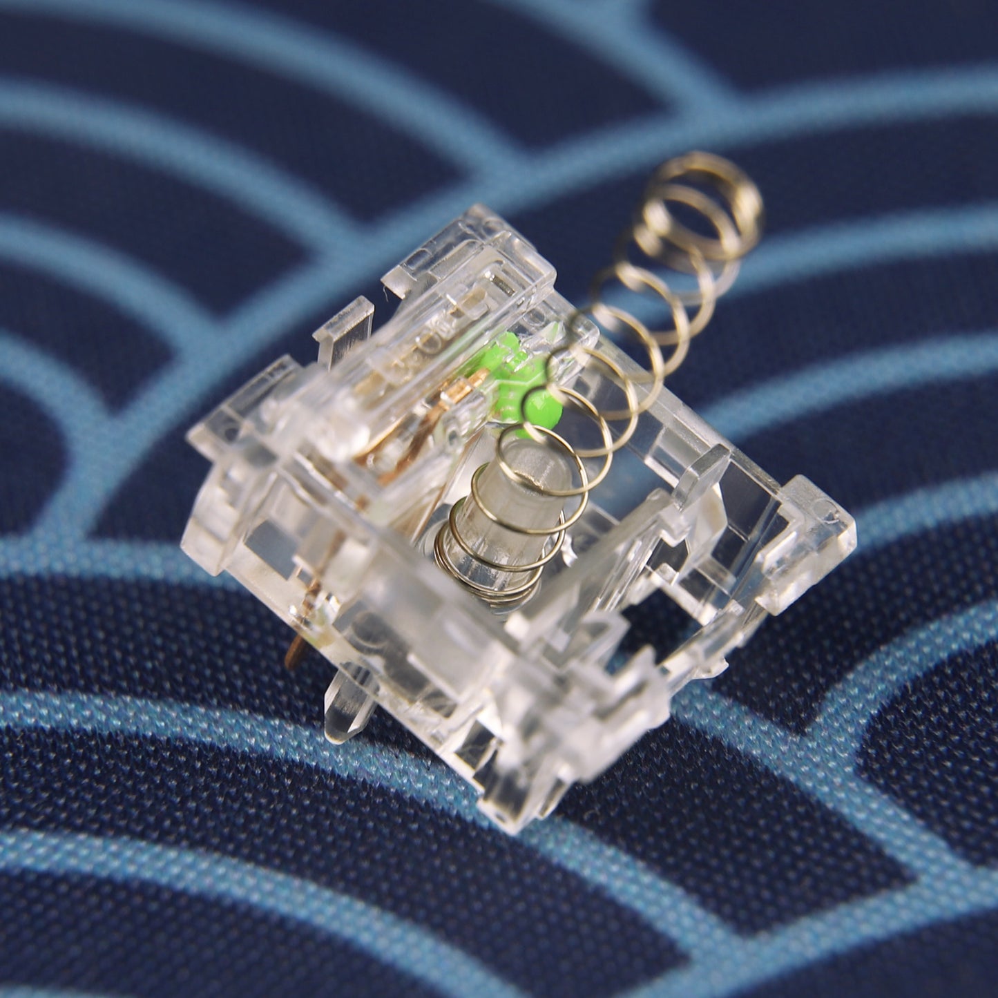 Kailh Box Jellyfish Switches(RGB SMD Linear 60g/5pin Self lubricating Transparent)