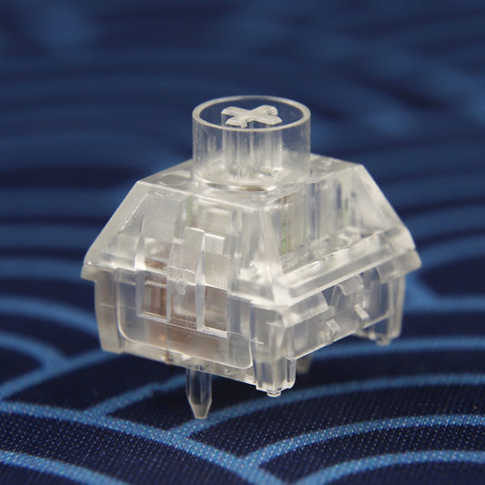 Kailh Box Jellyfish Switches(RGB SMD Linear 60g/5pin Self lubricating Transparent)