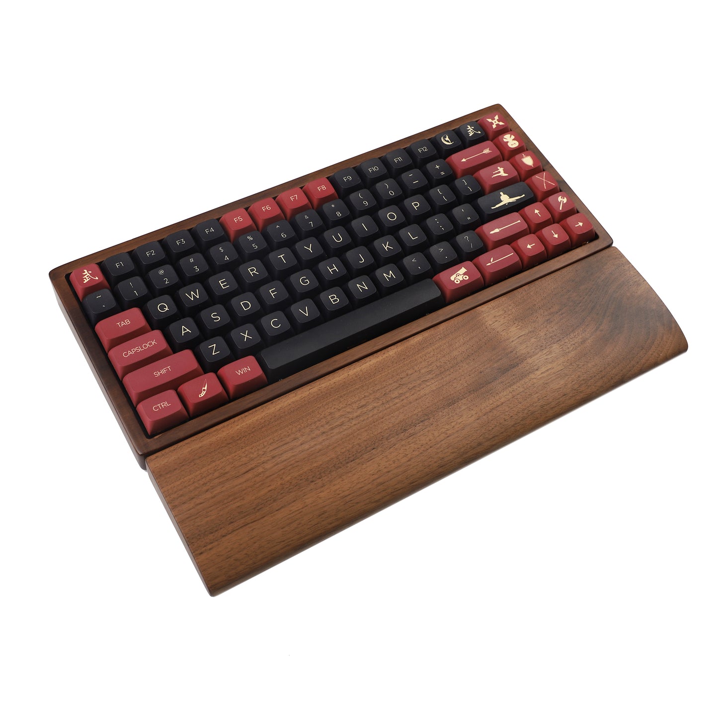 75% YMD84 Walnut Wood Wrist(YMD-75% KBD75 Using)