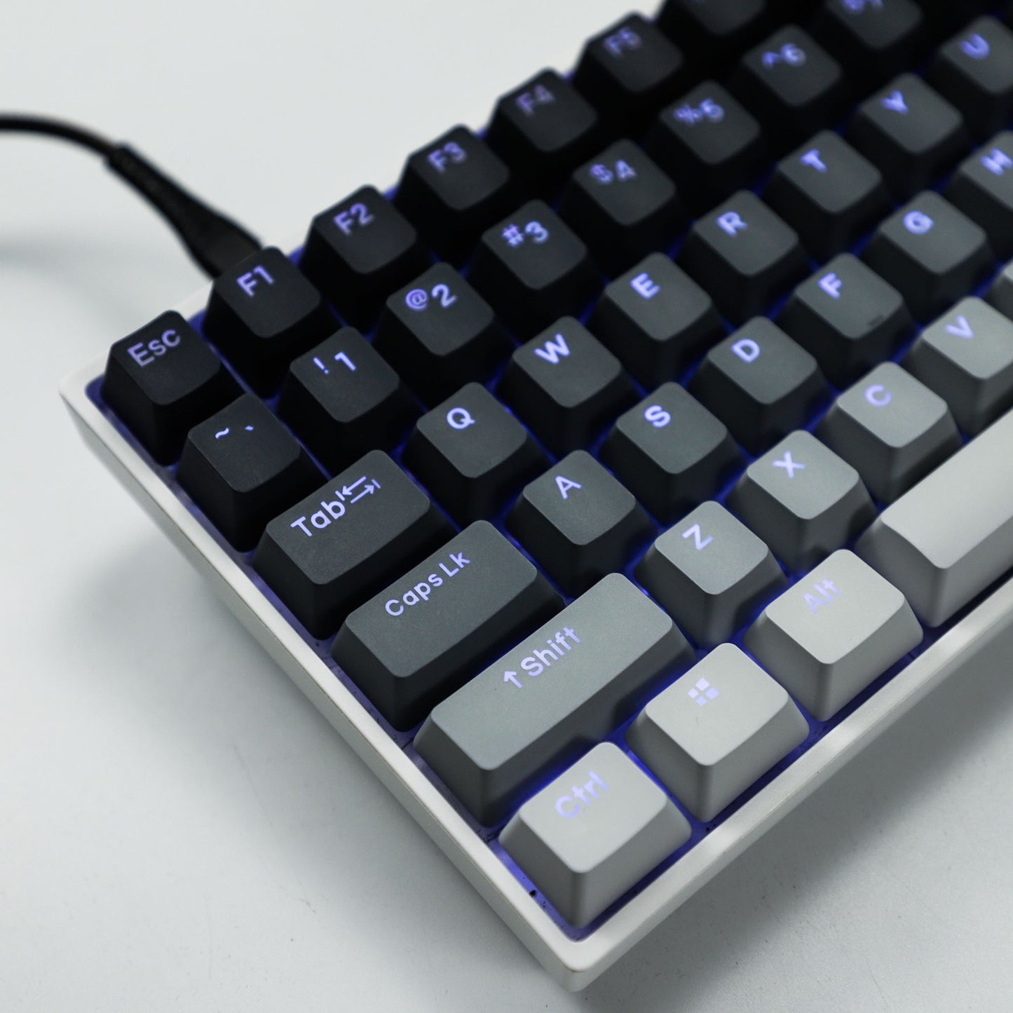YMDK Polar Backlit 122 Keycaps(Double Shot OEM Profile/104 87 84 68 Using)