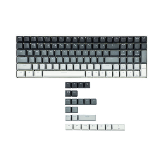 YMDK OEM Profile 122 Keycaps(PBT Double Shot Backlit Shine Through Dyed )