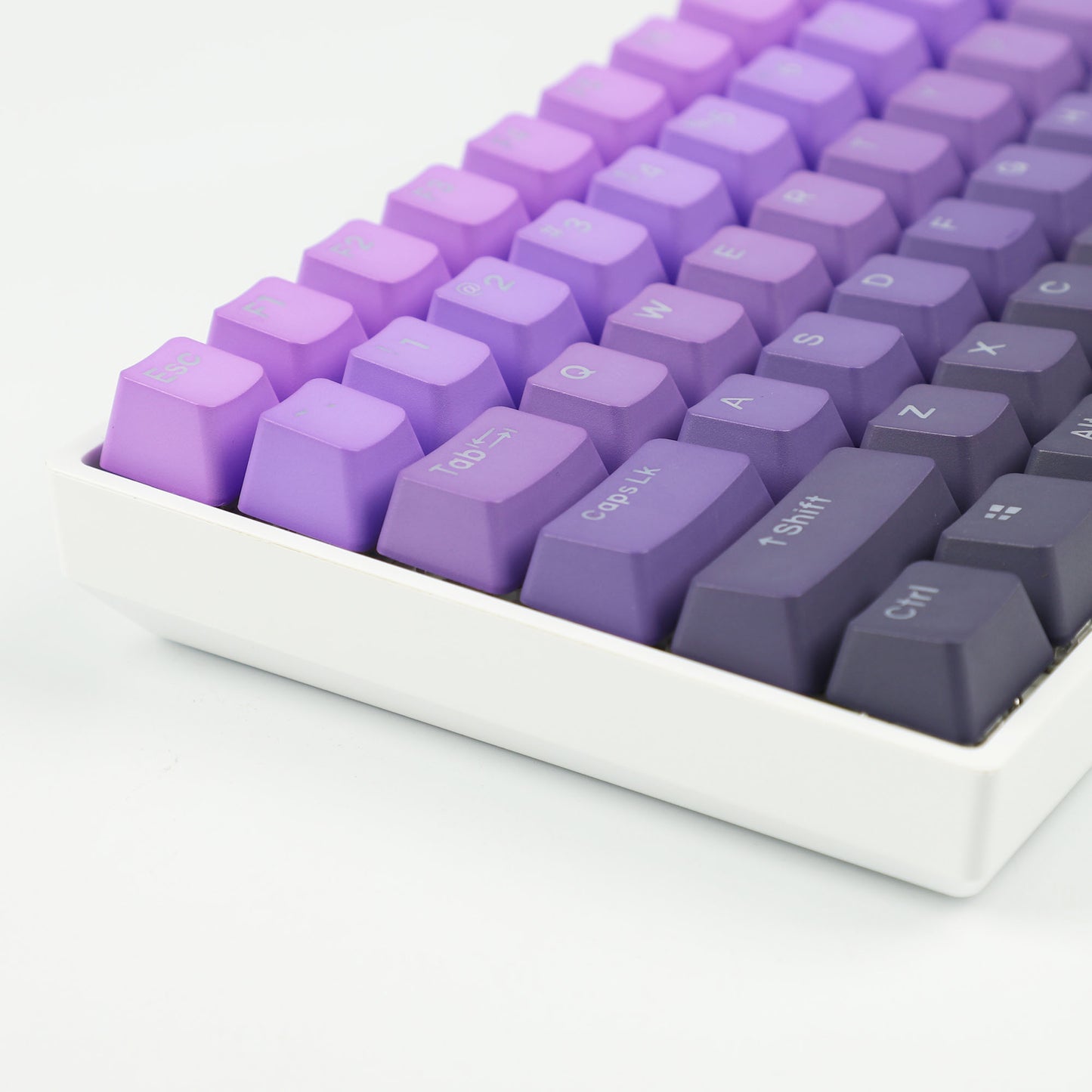 YMDK Purple Gradient 122 Backlit Keycaps(Double Shot OEM Profile/104 87 84 68 Using)