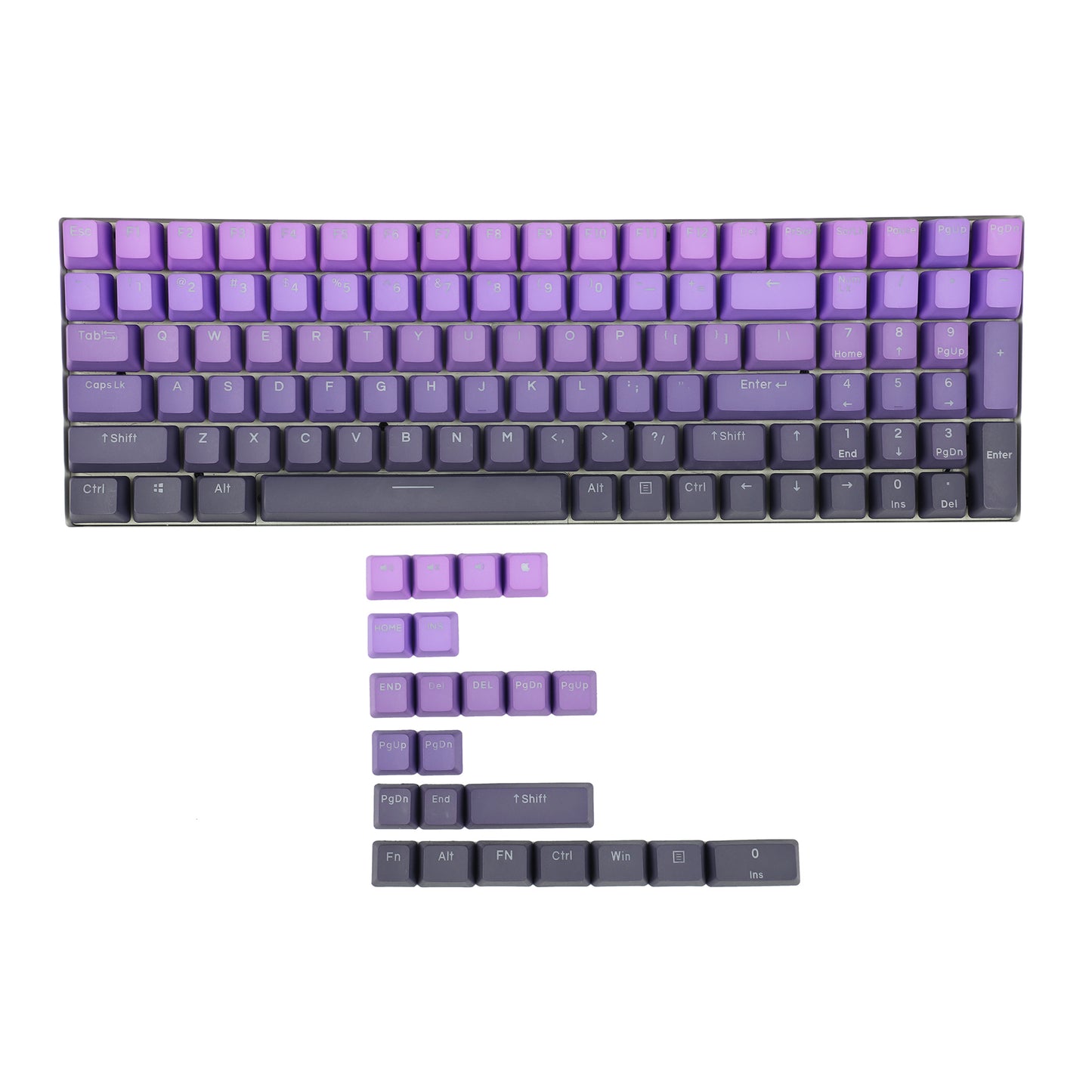 Wholesale Keycaps——YMDK OEM Profile 122 Top Backlit Keycap(20 pcs)