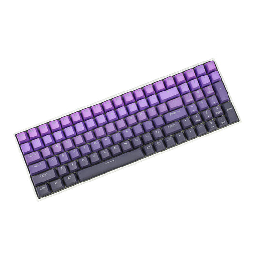 YMDK Purple Gradient 122 Backlit Keycaps(Double Shot OEM Profile/104 87 84 68 Using)