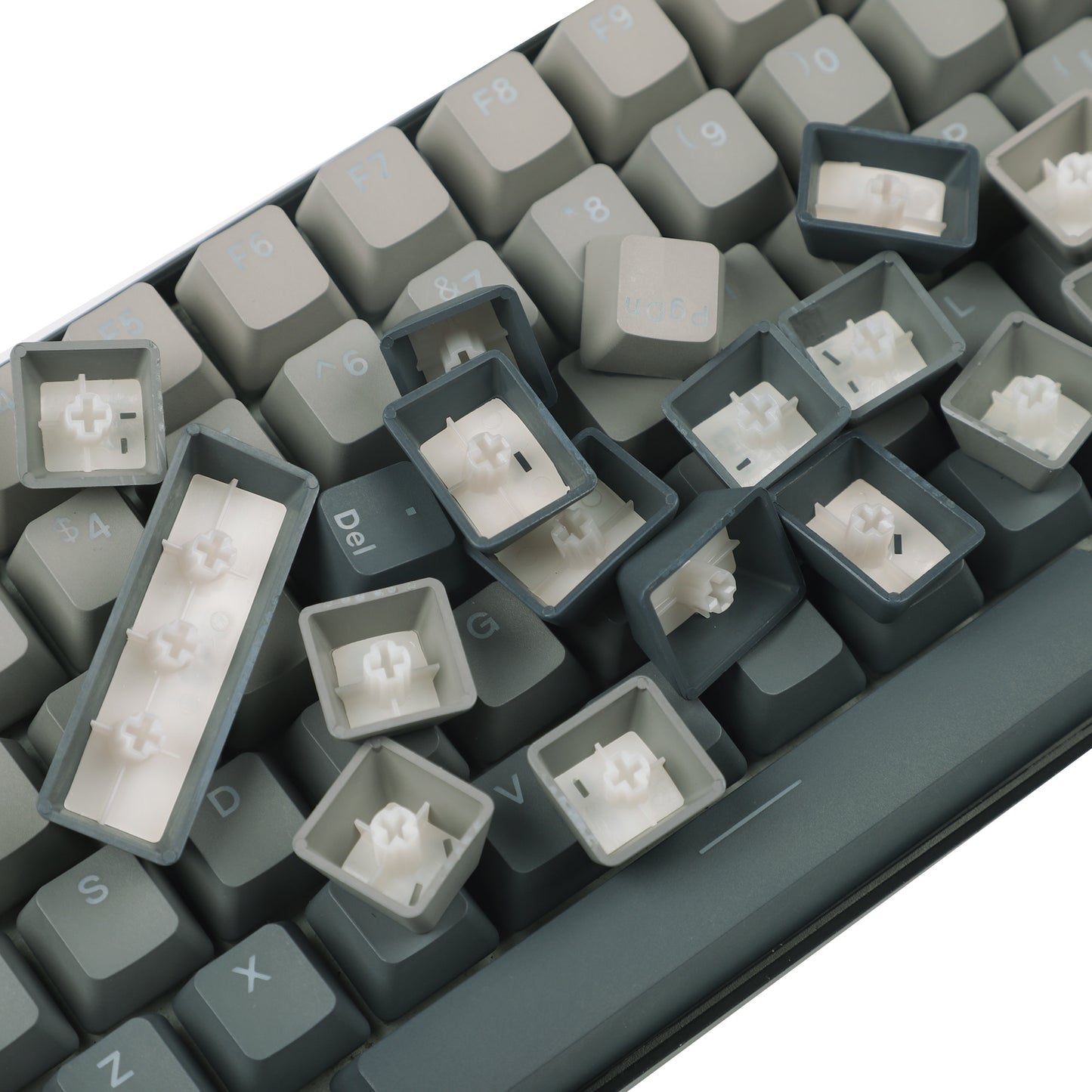 YMDK Dust Backlit 122 Keycaps(Double Shot OEM Profile)