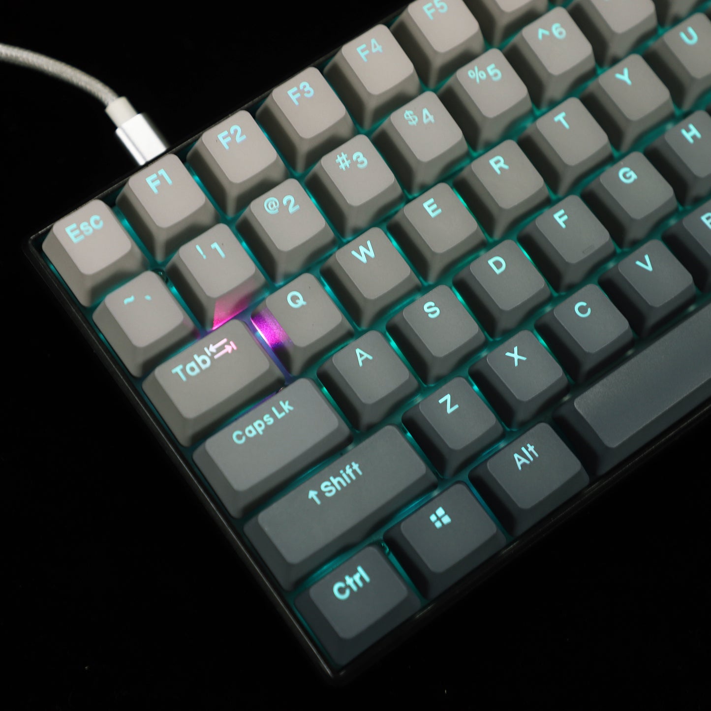YMDK Dust Backlit 122 Keycaps(Double Shot OEM Profile)