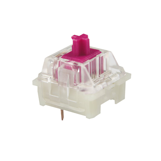 KTT Wine Red Switches(Linear 3 Pin 43g/POM Axis RGB)