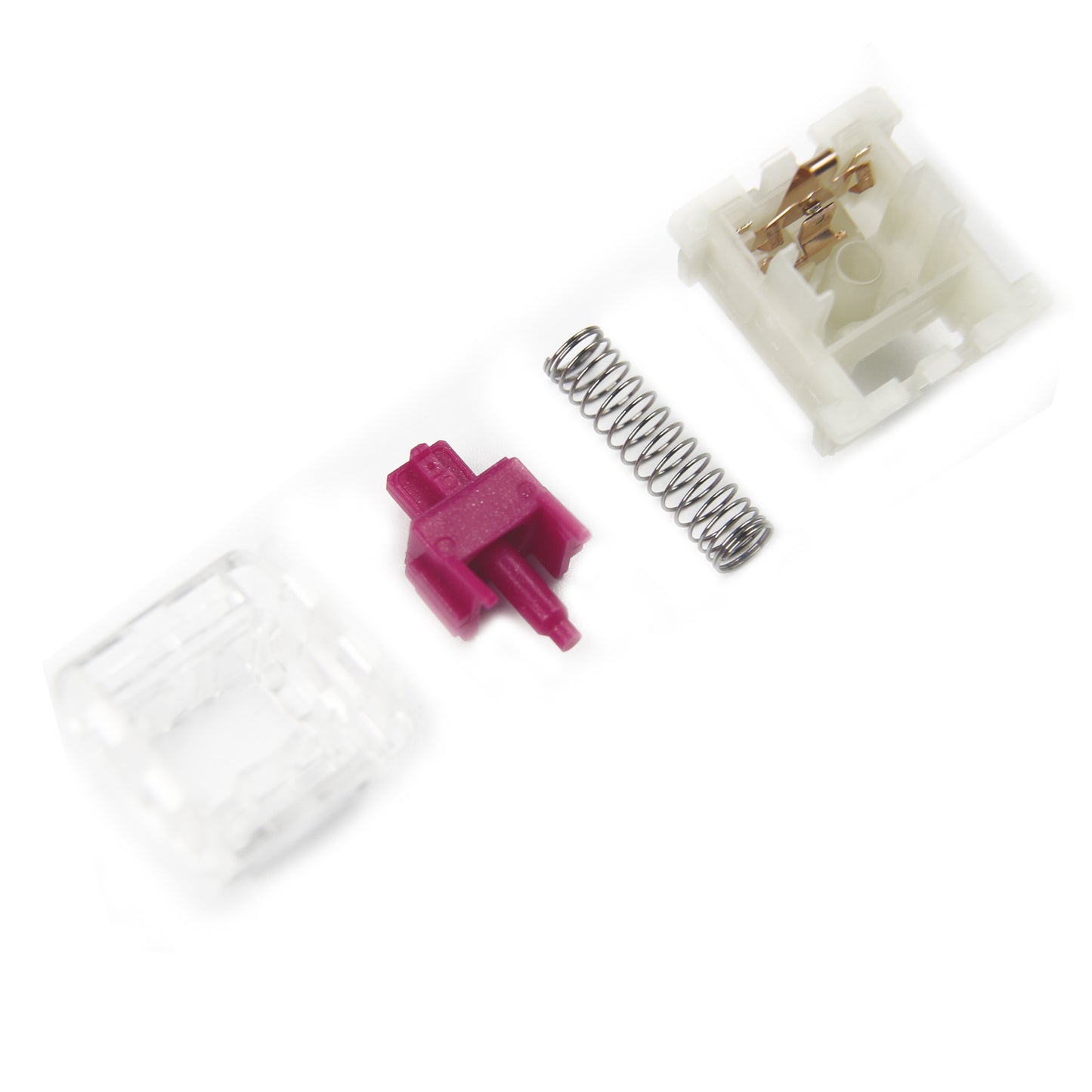 KTT Wine Red Switches(Linear 3 Pin 43g/POM Axis RGB)