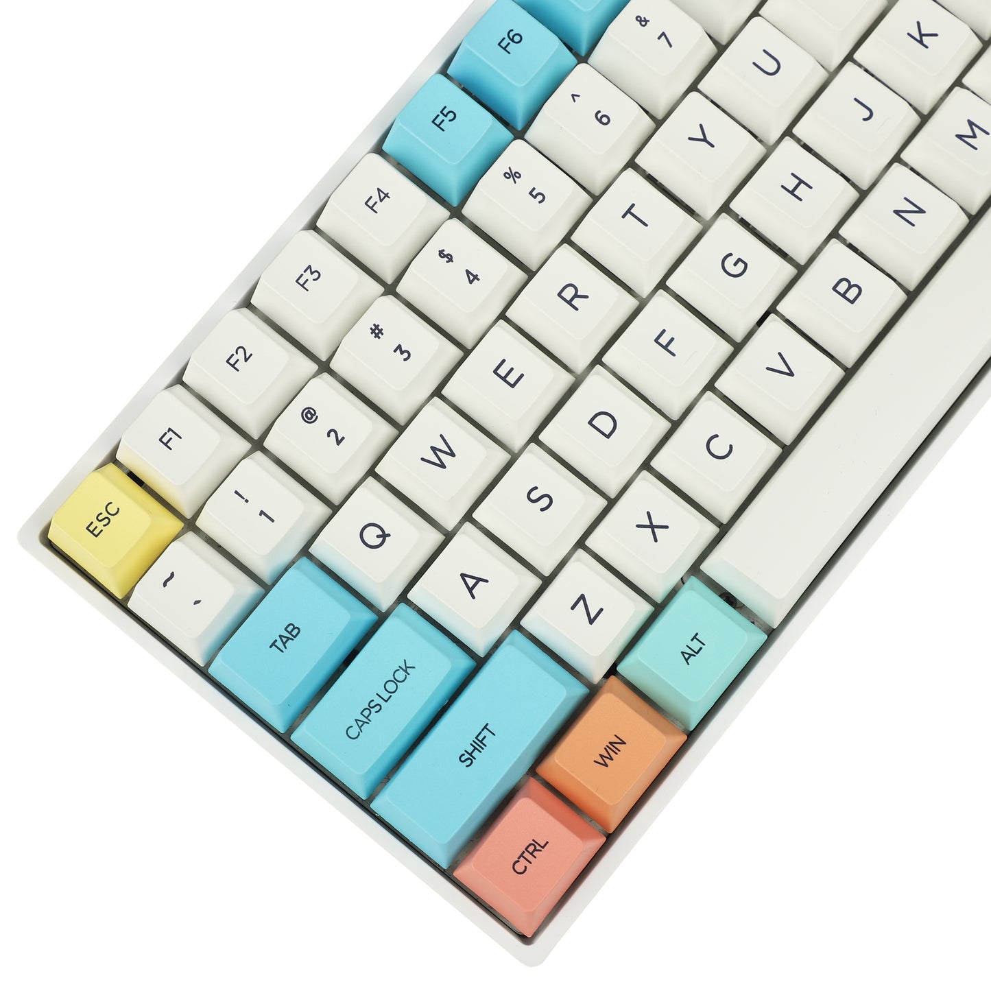 146 Chalk Keycaps(Dye Sub Cherry Profile/96 84 104 87 61 64 68 Using)