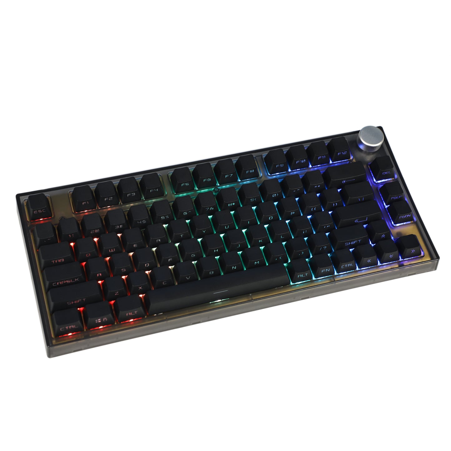 YMDK White Black SideLit 134 Keycaps(Double Shot OEM Profile/108 TKL 61 65% NJ80 NCR80 84 96 Using)