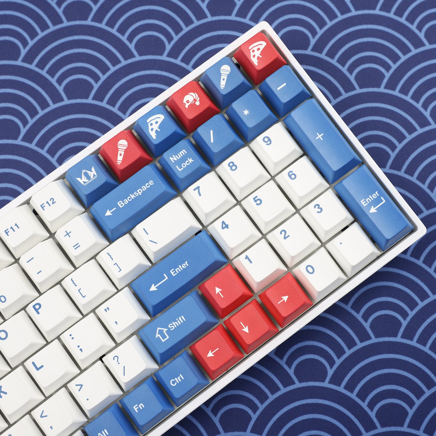 YMDK Wailing 143 Keycaps(Dye Sub Cherry Profile PBT 1.5mm)