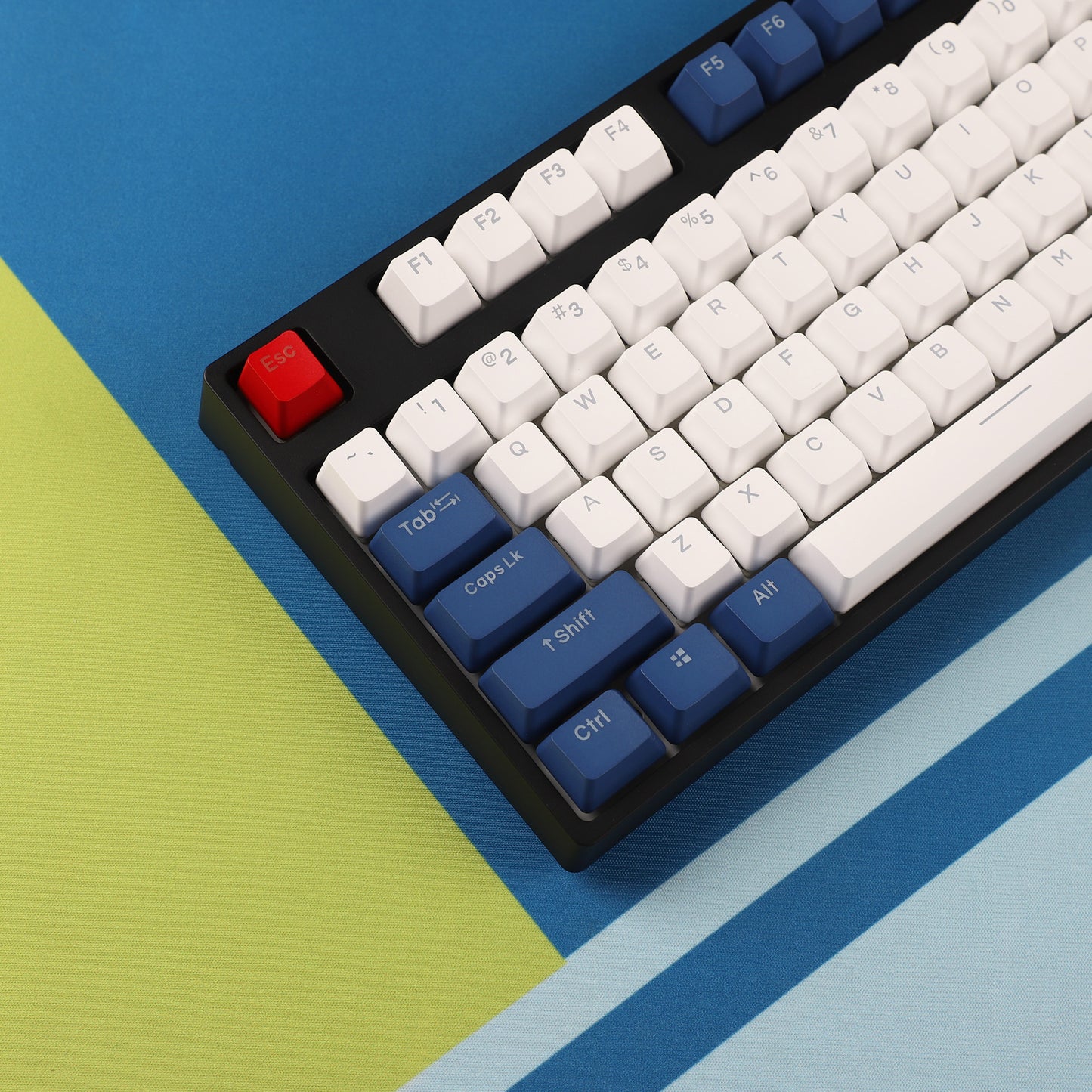 YMDK Navy Backlit 122 Keycaps(Double Shot OEM Profile/104 87 84 68 Using)