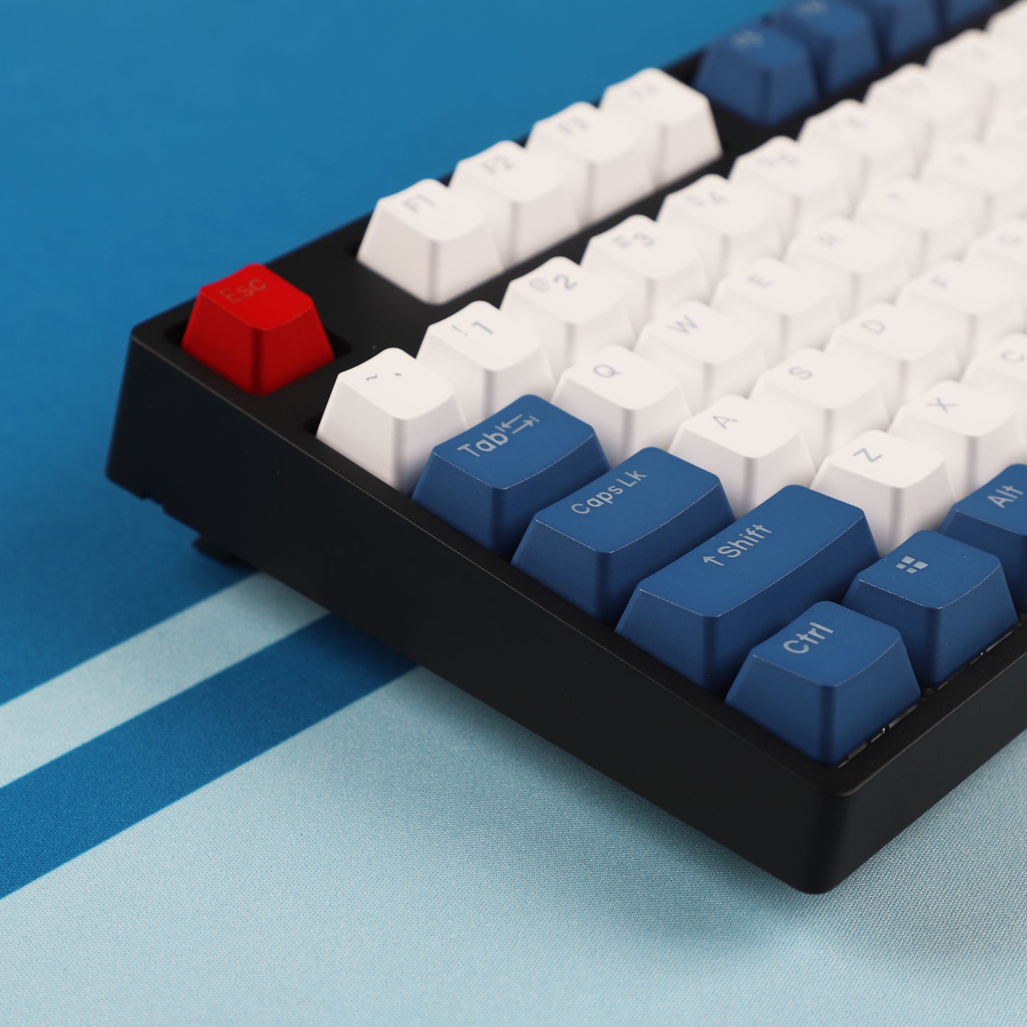 YMDK Navy Backlit 122 Keycaps(Double Shot OEM Profile/104 87 84 68 Using)