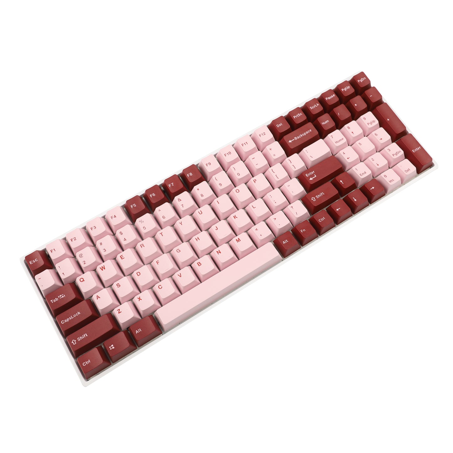 YMDK Darling 126 Keycaps(OEM Profile Double Shot PBT/104 96 87 84 68 64 61 GMMK Using)