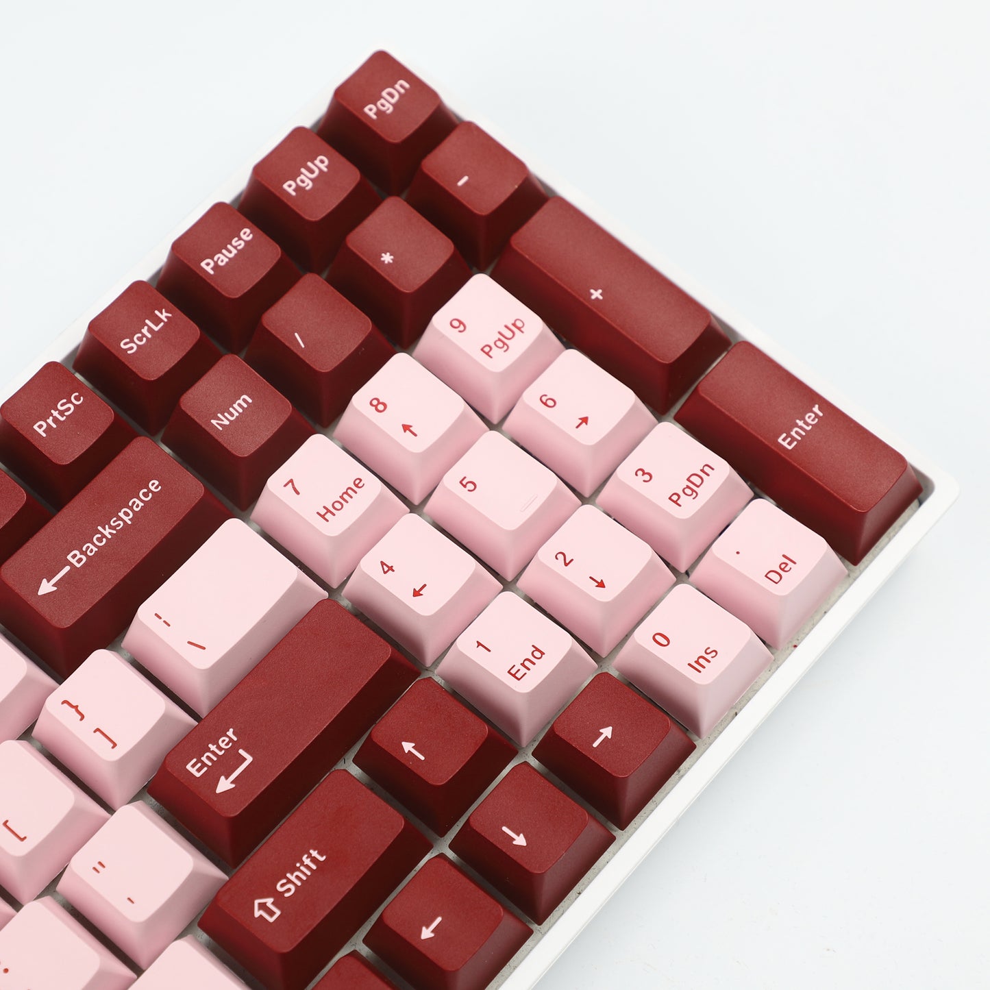 YMDK Darling 126 Keycaps(OEM Profile Double Shot PBT/104 96 87 84 68 64 61 GMMK Using)