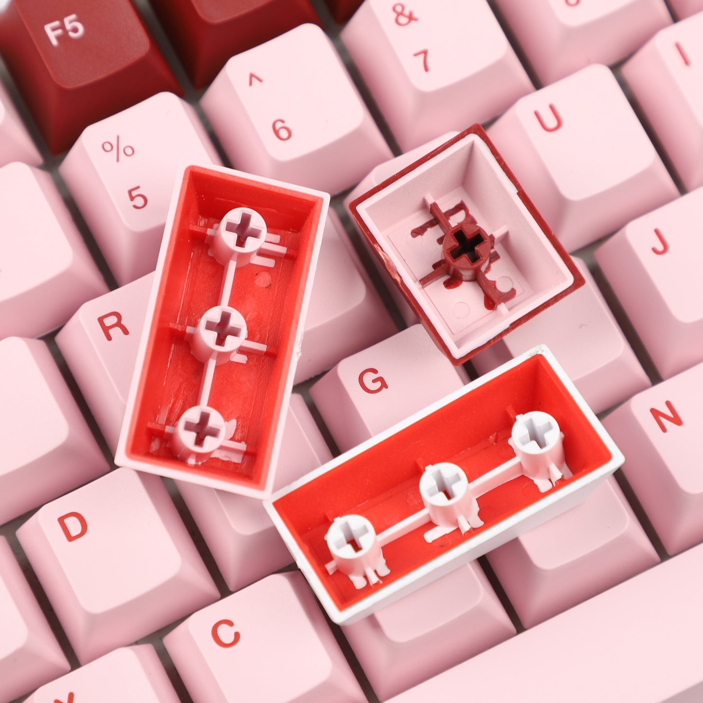 YMDK Darling 126 Keycaps(OEM Profile Double Shot PBT/104 96 87 84 68 64 61 GMMK Using)