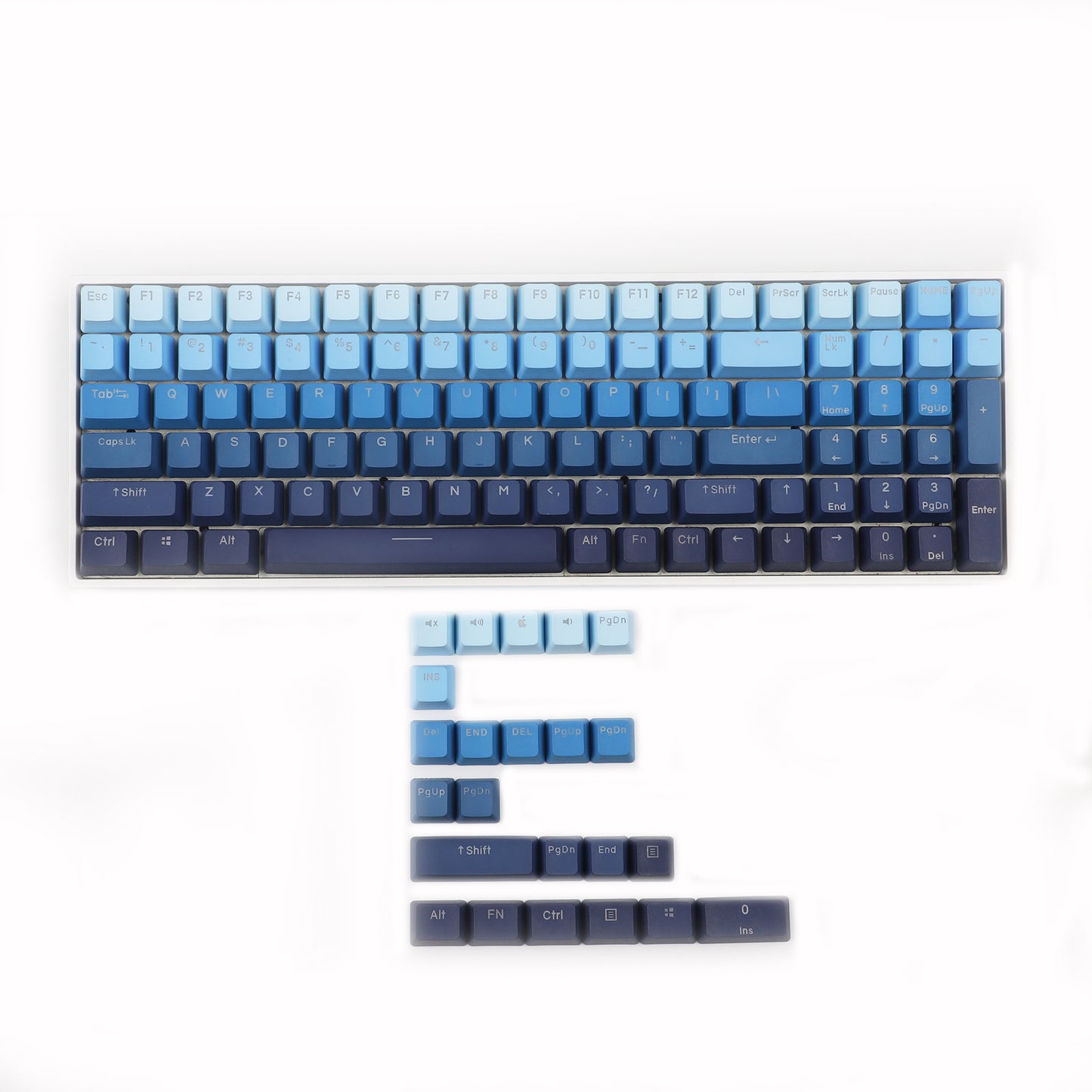 Wholesale Keycaps——YMDK OEM Profile 122 Top Backlit Keycap(20 pcs)