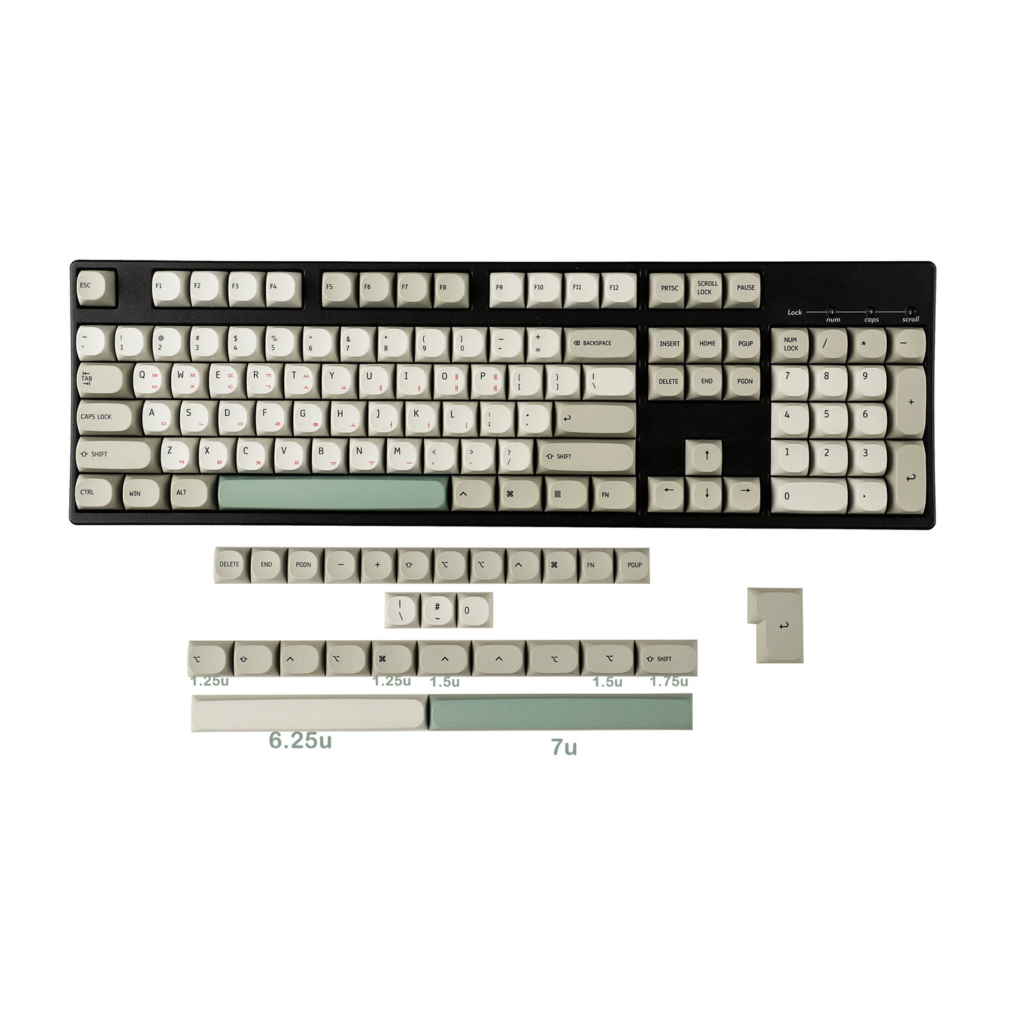 YMDK 132 MA Dye Sub 9009 Retro PBT Japanese Korean Keycaps Mac Style For MX Mechanical Keyboard Filco 104 TKL 61 68 75 84 96 104