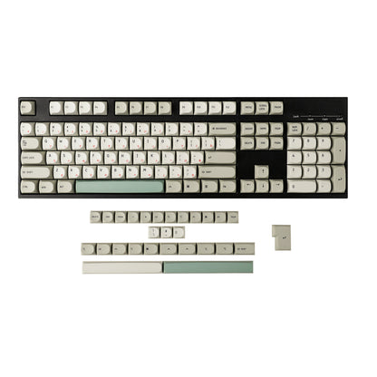 YMDK 132 MA Dye Sub 9009 Retro PBT Japanese Korean Keycaps Mac Style For MX Mechanical Keyboard Filco 104 TKL 61 68 75 84 96 104