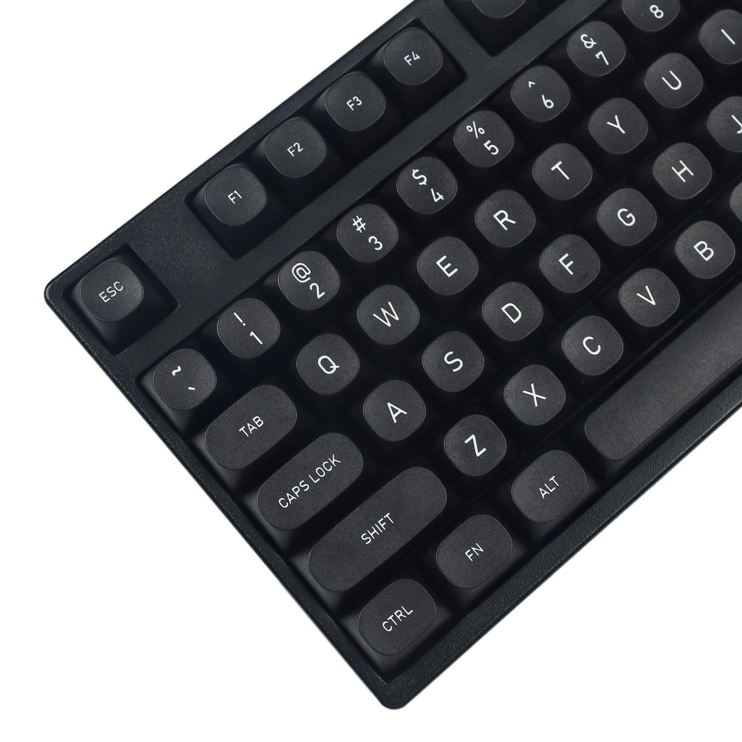 YMDK Black 141 Keycaps(MA Profile Dye Sub 1.5mm Thickness/Filco Ducky 104 87 61 KBD75 YMD96 GK64 GK61 Keychron Using)