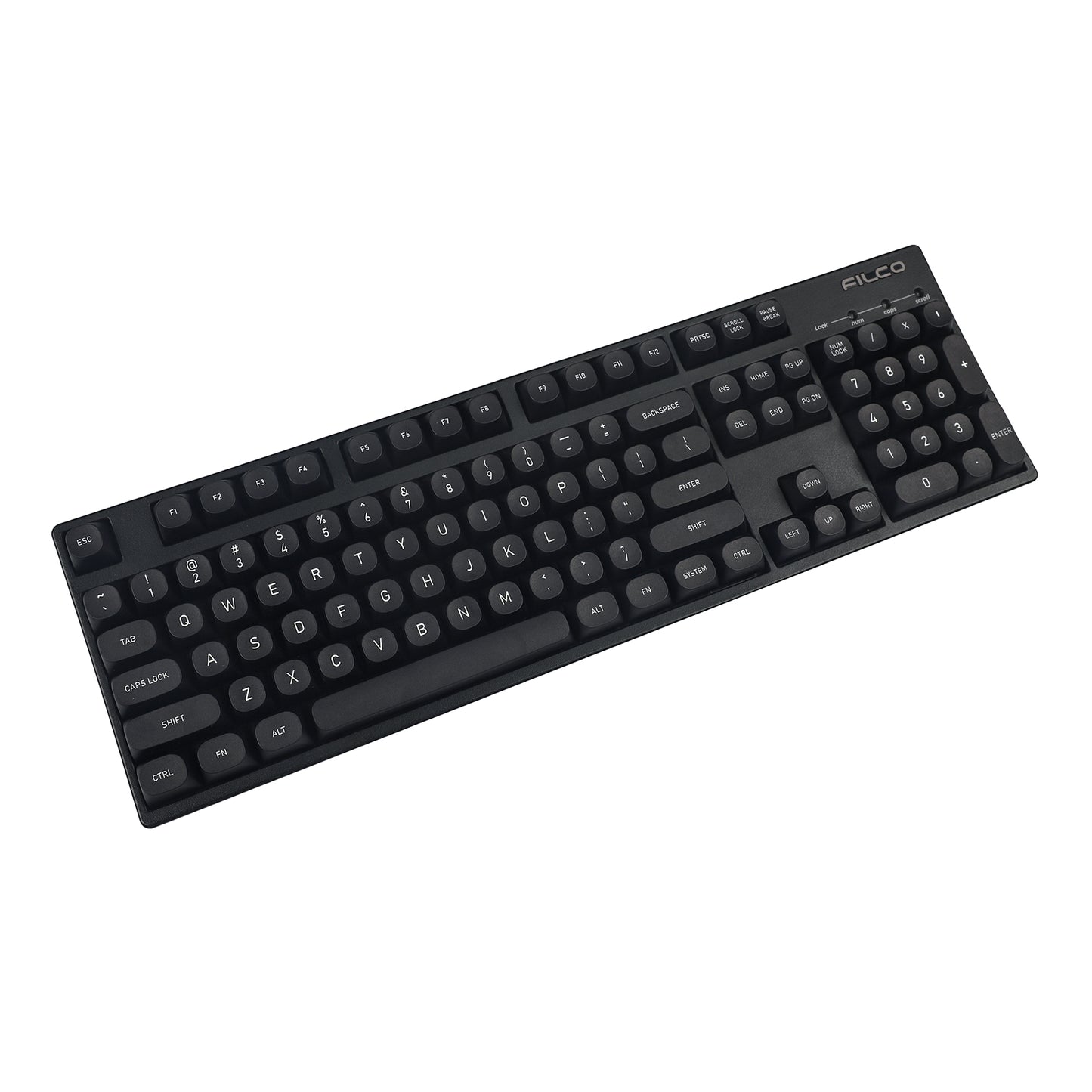 YMDK Black 141 Keycaps(MA Profile Dye Sub 1.5mm Thickness/Filco Ducky 104 87 61 KBD75 YMD96 GK64 GK61 Keychron Using)