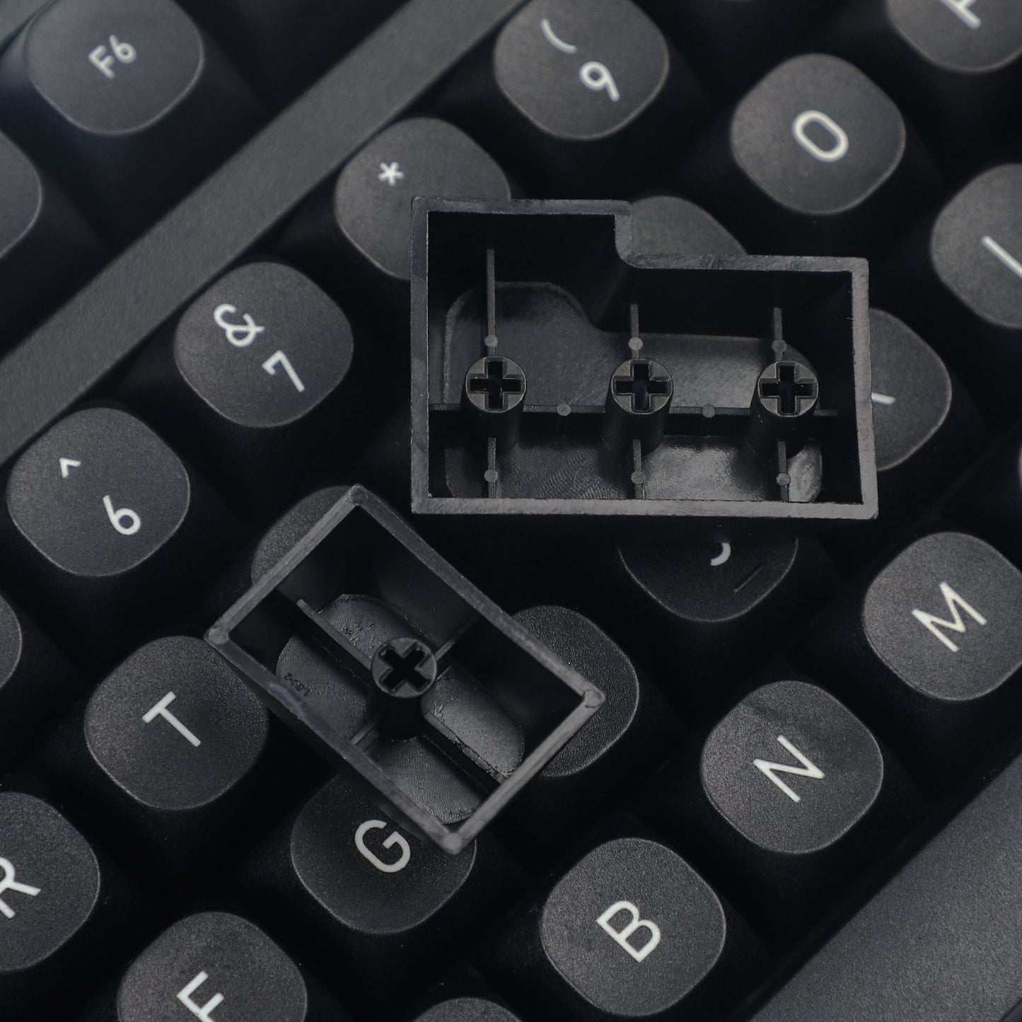 YMDK Black 141 Keycaps(MA Profile Dye Sub 1.5mm Thickness/Filco Ducky 104 87 61 KBD75 YMD96 GK64 GK61 Keychron Using)