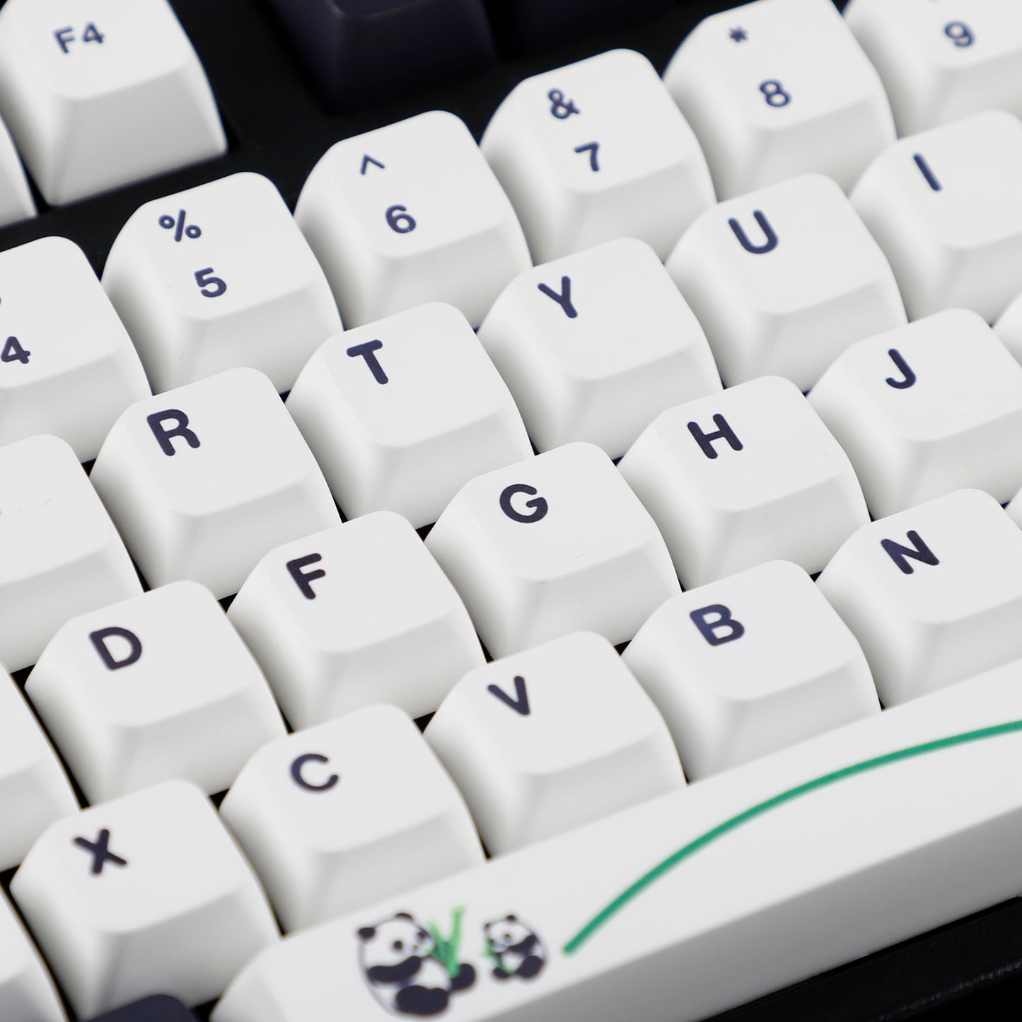 YMDK Panda 141 Keycaps(Dye Sub MDA Profile 1.55mm)