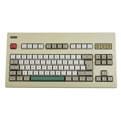 NCR-80 NCR80 R3 VINTAGE Beige Black Case Soldering Mechanical Keyboard Kit(ANSI ISO TKL VIA Supported/Wired)