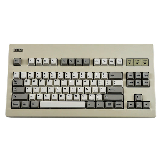 NCR-80 NCR80 R3 VINTAGE Beige Black Case Soldering Mechanical Keyboard Kit(ANSI ISO TKL VIA Supported/Wired)