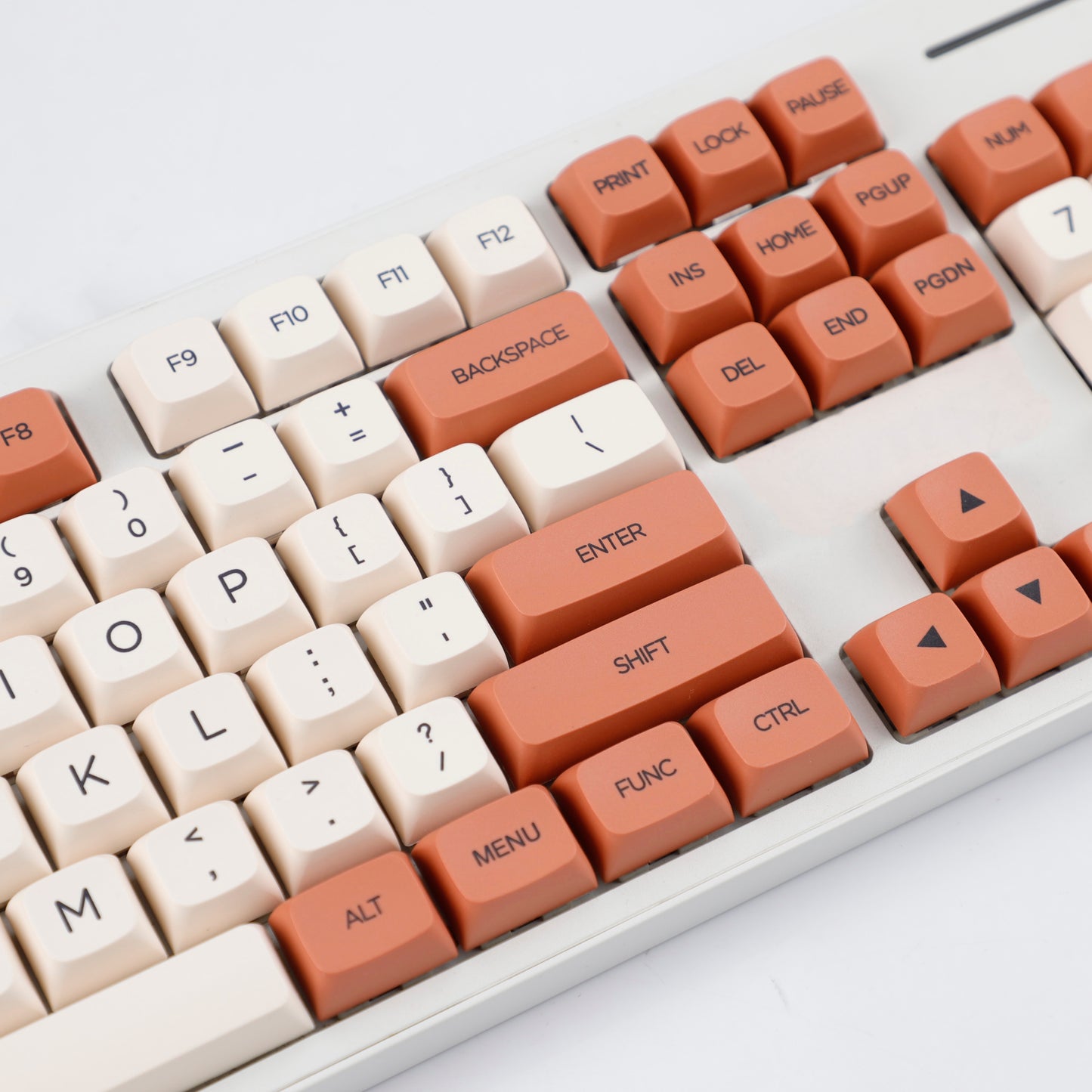 YMDK Avocado PBT Keycaps XDA Profile 140 Keys Dye-Sub for 61/64/68/84/87/100/104/108 MX Mechanical Keyboard