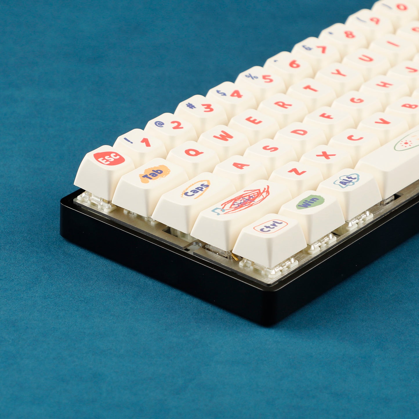 YMDK DK61 64 GH60 Wired Hot-swappable 60 PCB( Support ISO ANSI Fully Programmable VIA VIAL)