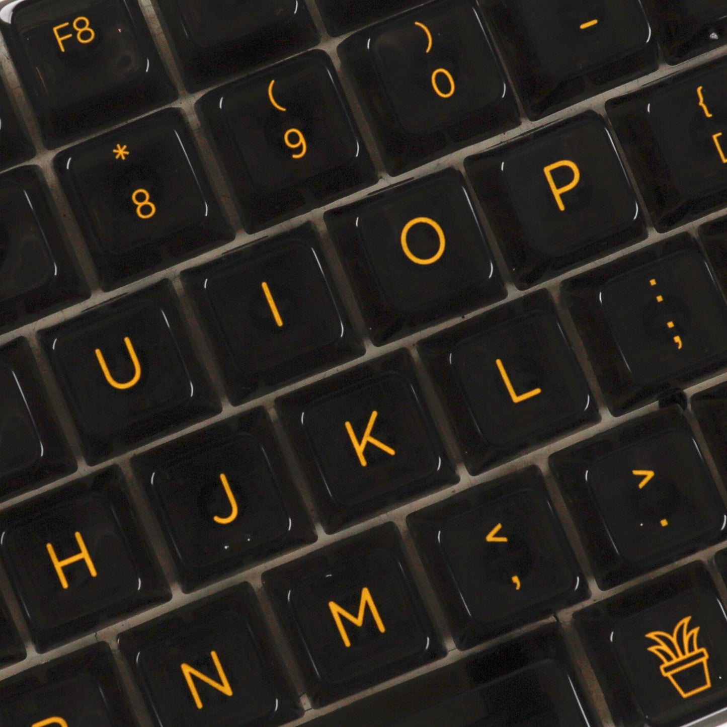 YMDK Crystal Backlit 131 Keycaps(UV Print MDA Profile 1.15mm)