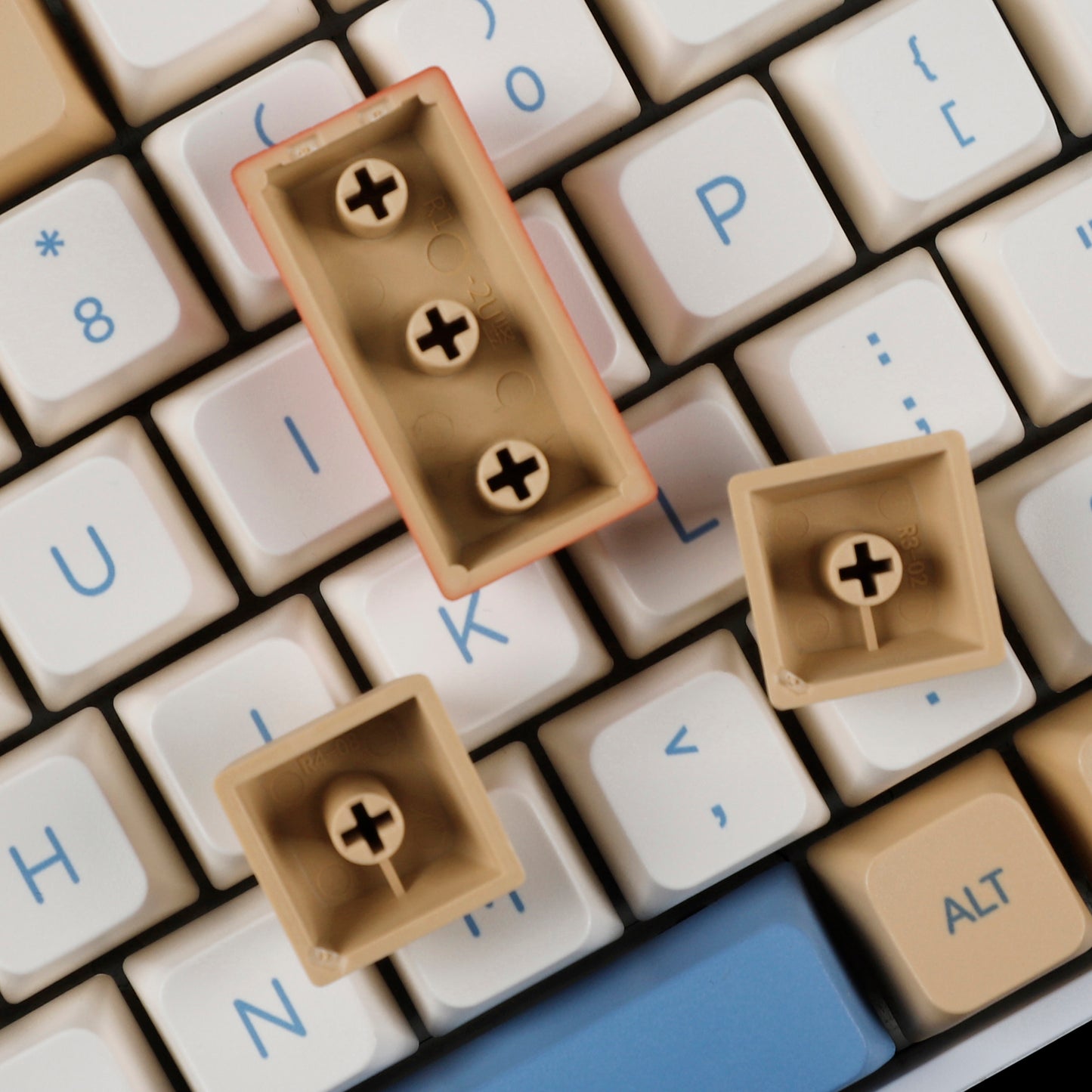 YMDK Soya Milk 145 Keycaps(Dye Sub MDA Profile PBT 1.5mm)
