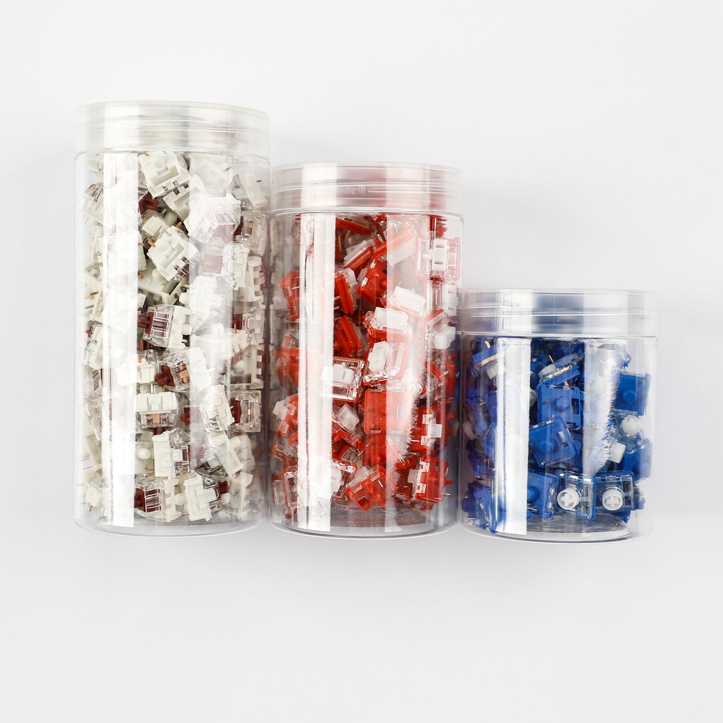 Transparent Plastic Sealed Jar PET Food Grade Storage Sealed Jar With Lid Round