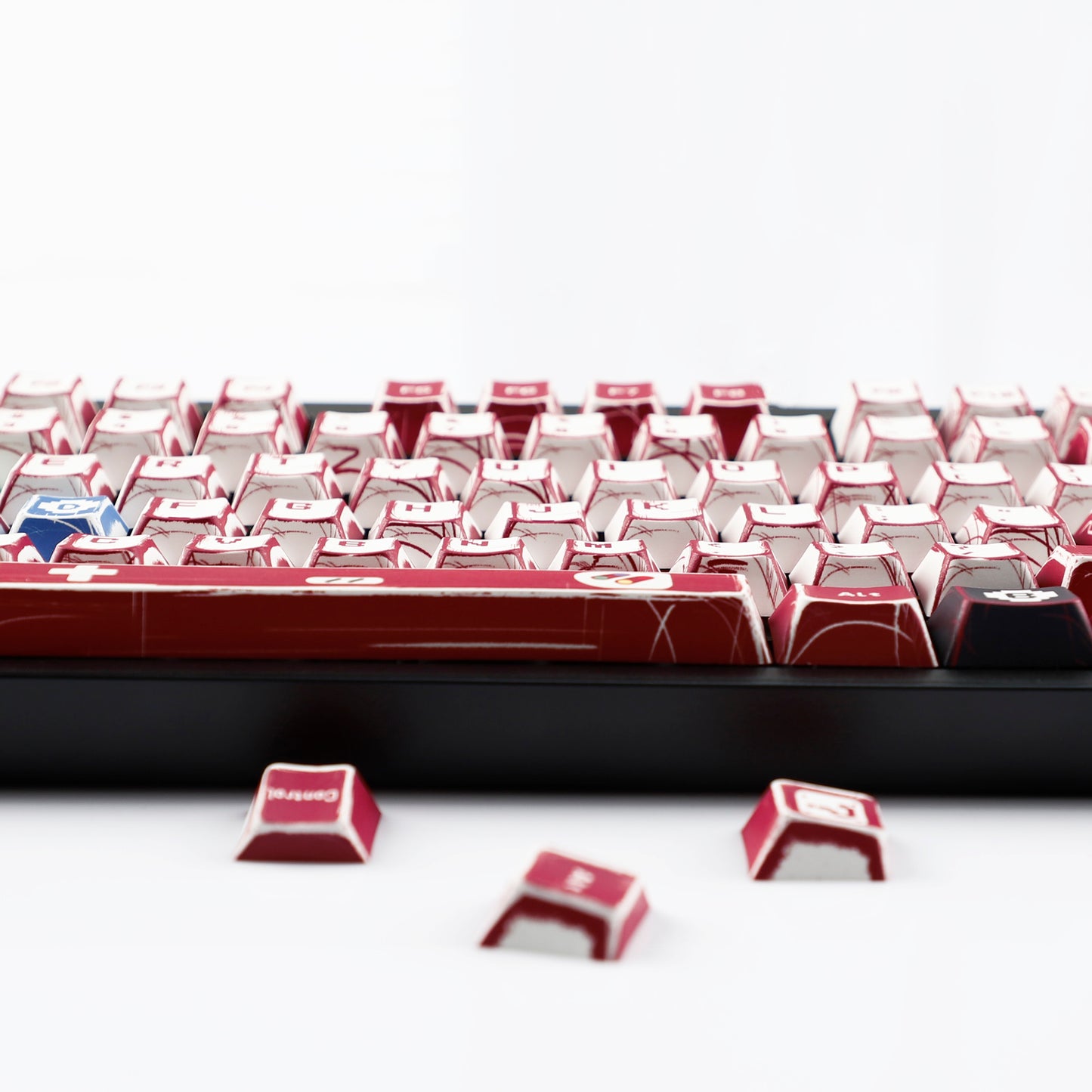 YMDK 137 Gameboy Retro Manga Keycaps Dye Sub Cherry Profile for 61/68/75/87/98/104/108 MX Mechanical Keyboard