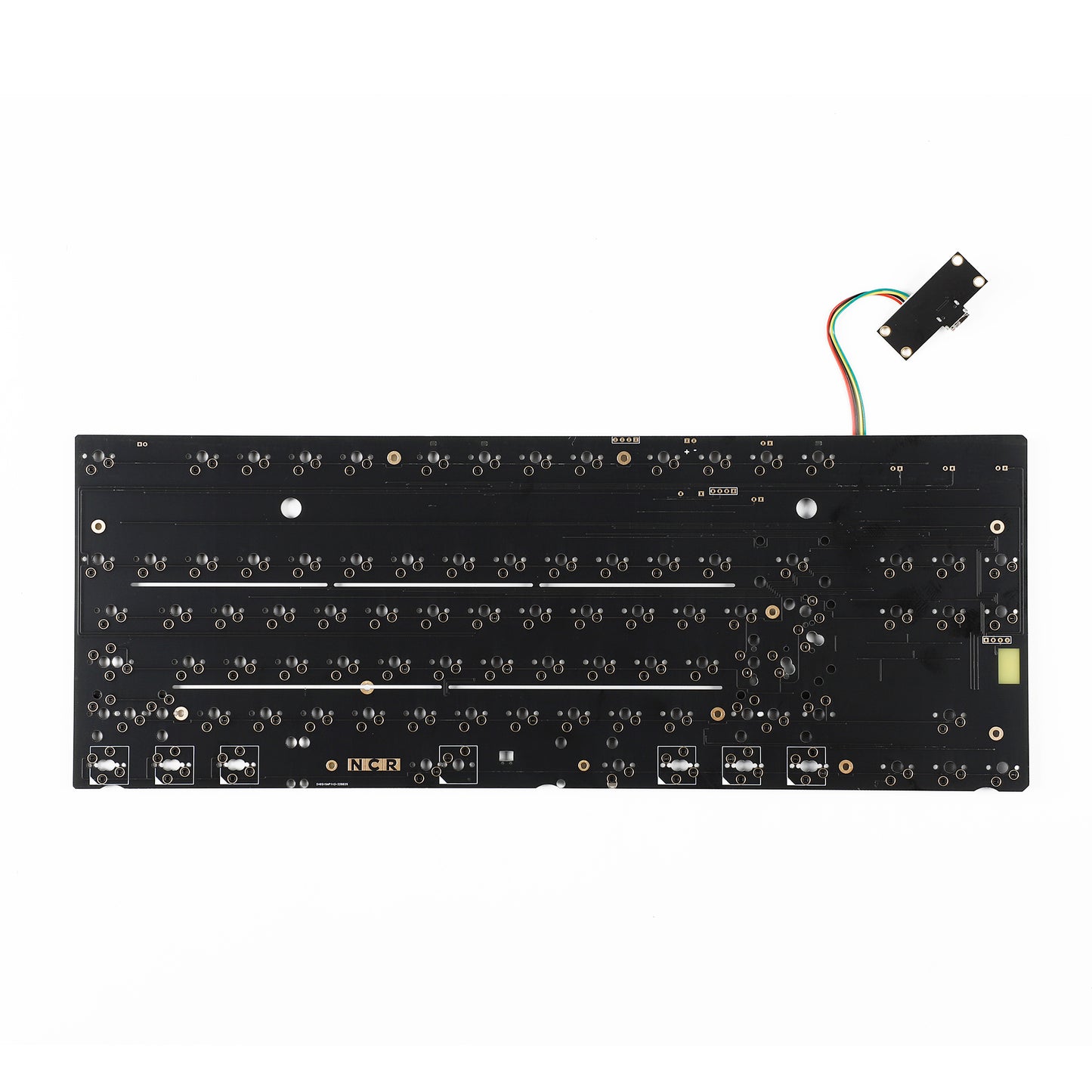 NCR80 R2 R3 80% Hot Swappable Bluetooth PCB FR4 Plate VIAL VIA Type C Detachable Support Mx and Alps Switches
