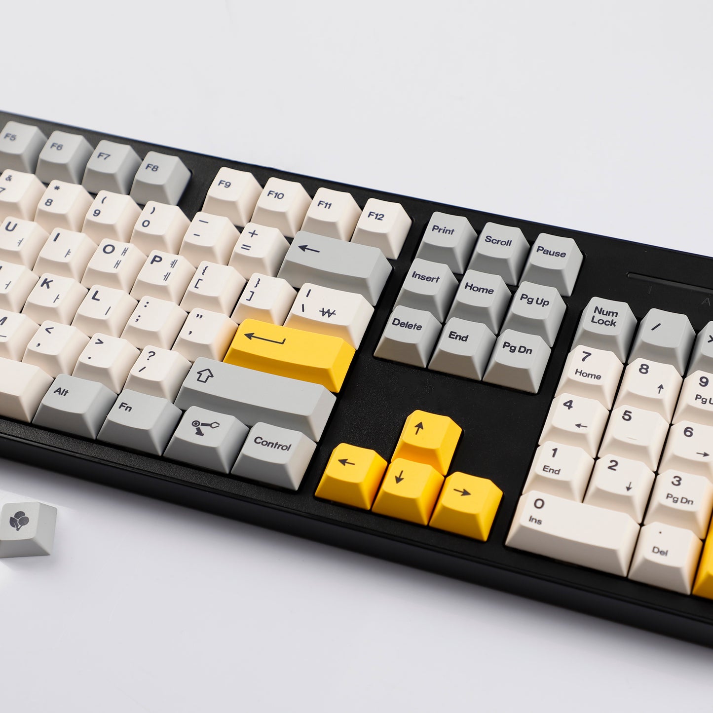 YMDK 142 Heavy Industry Keycaps English Korean Cherry Profile PBT Dye Sub Custom Keycap for MX Mechanical Keyboard Key Caps 65/75/87/98/100/104