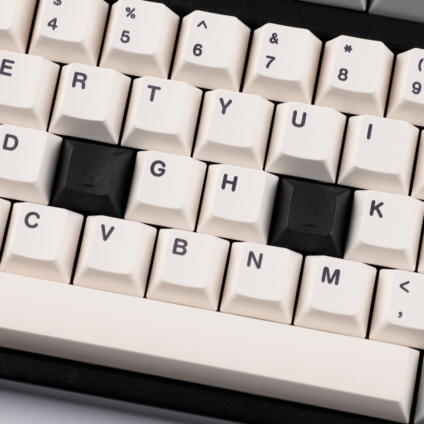 YMDK Blank DSA 1u Keycap 1.4mm PBT FJ blind spot-3pcs Keycaps For MX Switches Keyboard
