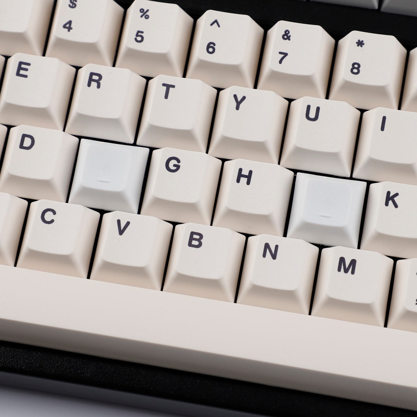 YMDK Blank DSA 1u Keycap 1.4mm PBT FJ blind spot-3pcs Keycaps For MX Switches Keyboard