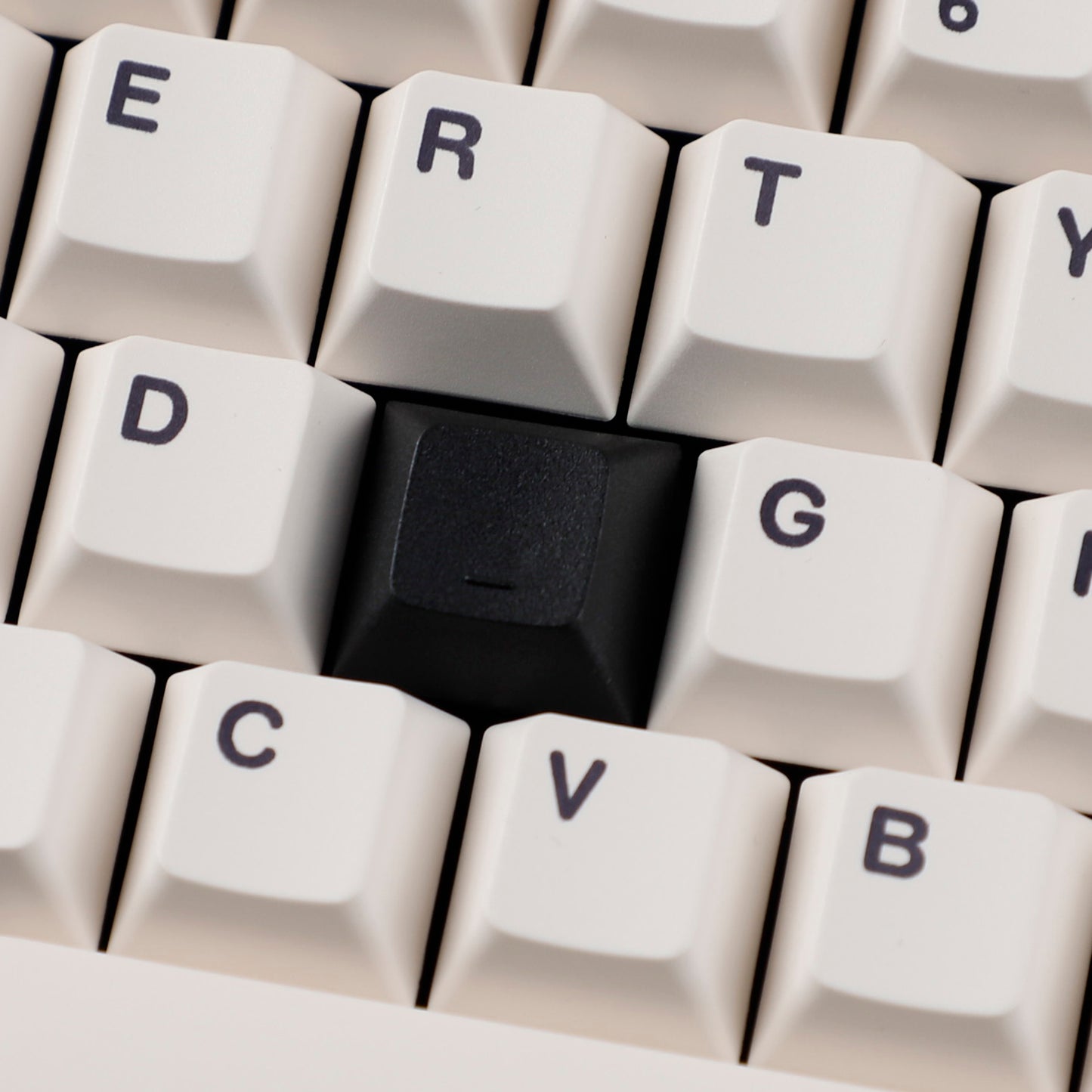 YMDK Blank DSA 1u Keycap 1.4mm PBT FJ blind spot-3pcs Keycaps For MX Switches Keyboard