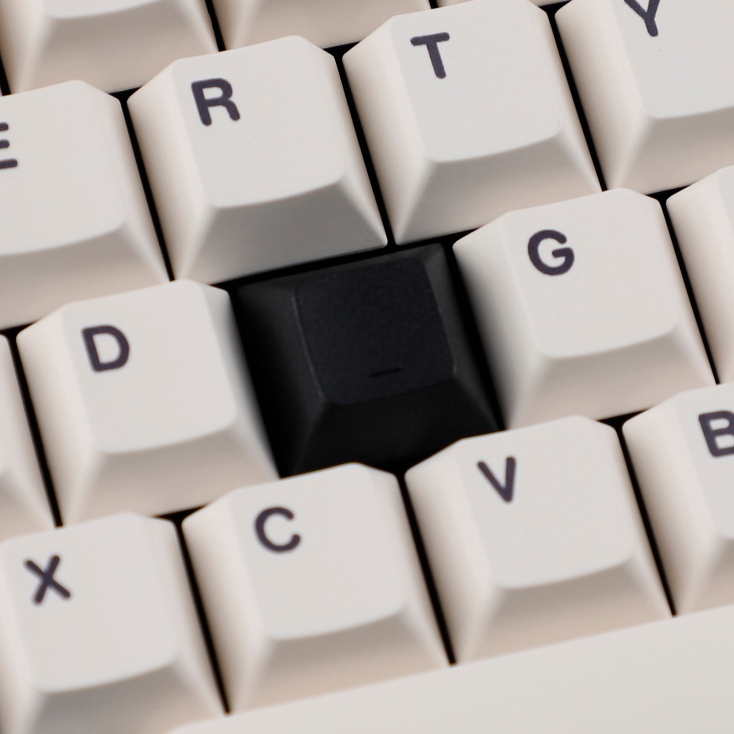 YMDK Blank DSA 1u Keycap 1.4mm PBT FJ blind spot-3pcs Keycaps For MX Switches Keyboard