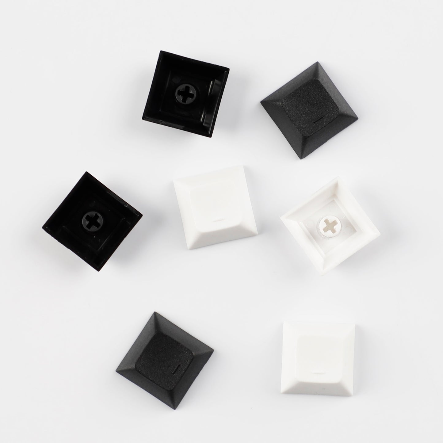YMDK Blank DSA 1u Keycap 1.4mm PBT FJ blind spot-3pcs Keycaps For MX Switches Keyboard