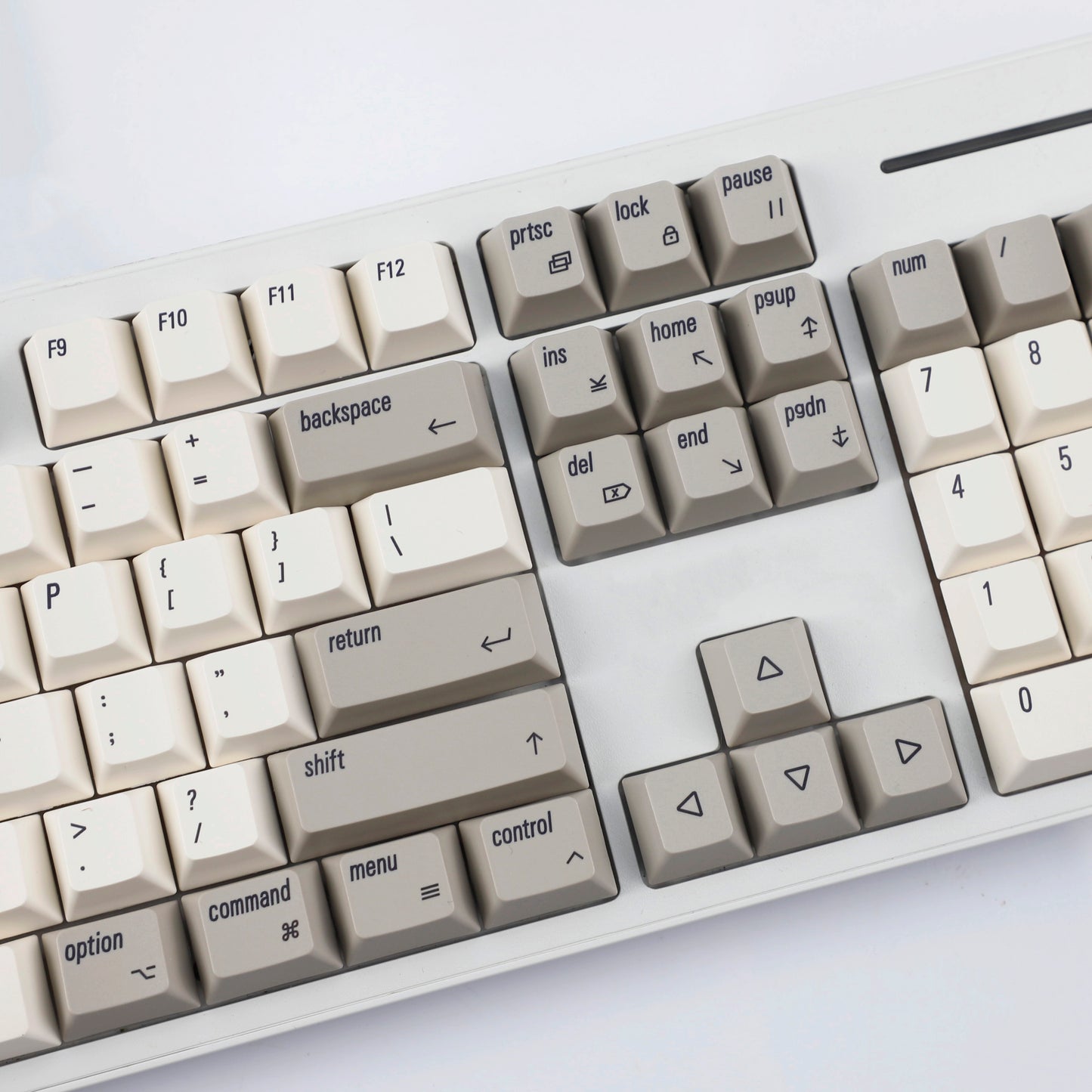YMDK English Korean 135 Keys MAC Apple Retro Keycaps Cherry Profile PBT Dye Sublimation for 75/87/98/104/108 MX Mechanical Keyboard