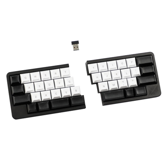 YMDK 40% Wireless Split Keyboard 2.4Ghz Ergonomic Split Custom DIY Programmable Support Hot Swappable VIAL