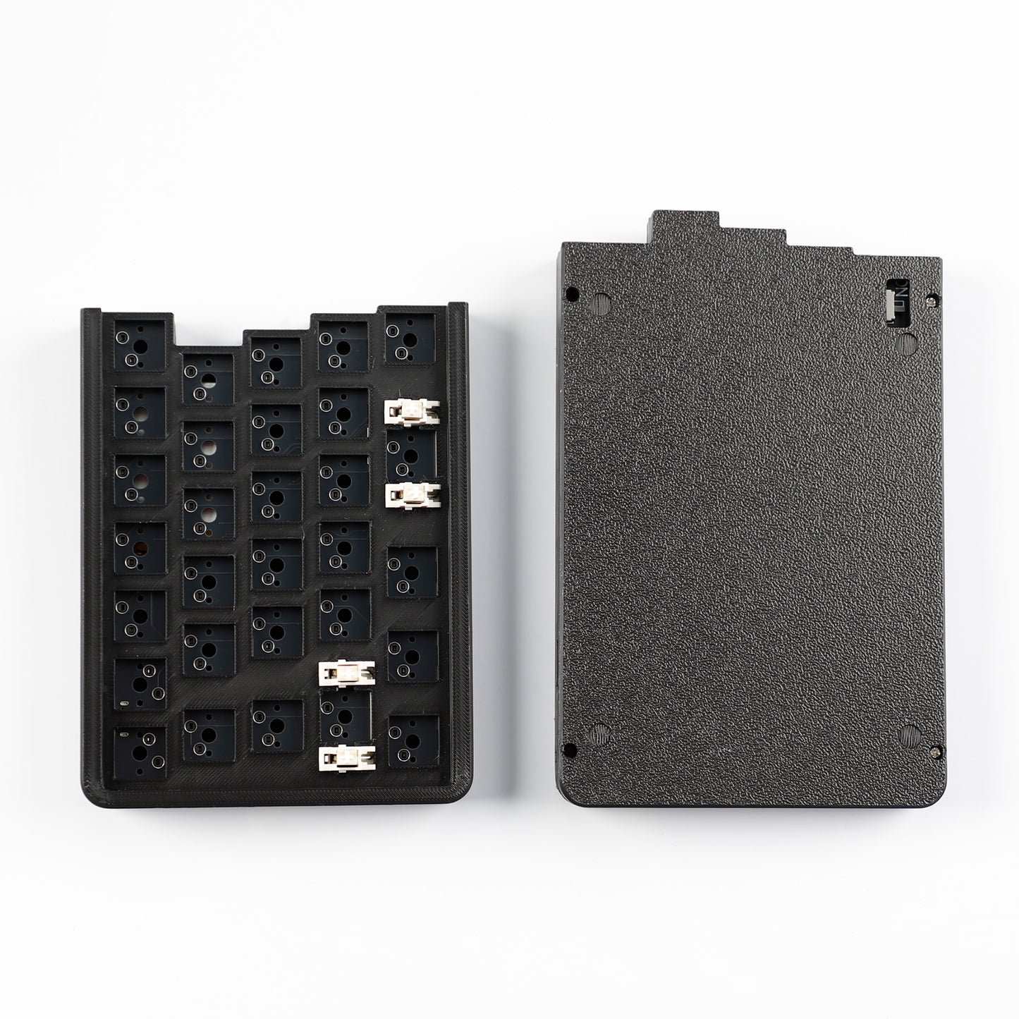 YMDK W64 Wireless Split Keyboard 2.4Ghz 66 Keys Ergonomic Hotswappable 60% Layout 3D PLA Vial All Key Programmable Independent Gaming Keyboard Kit