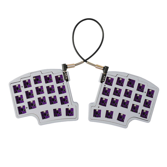 YMDK Split36 keys 3D Print PLA Ergonomics 40% Layout Hotswappable Mechanical Keyboard RGB QMK VIAL All key programmable Mini Keyboard Kit