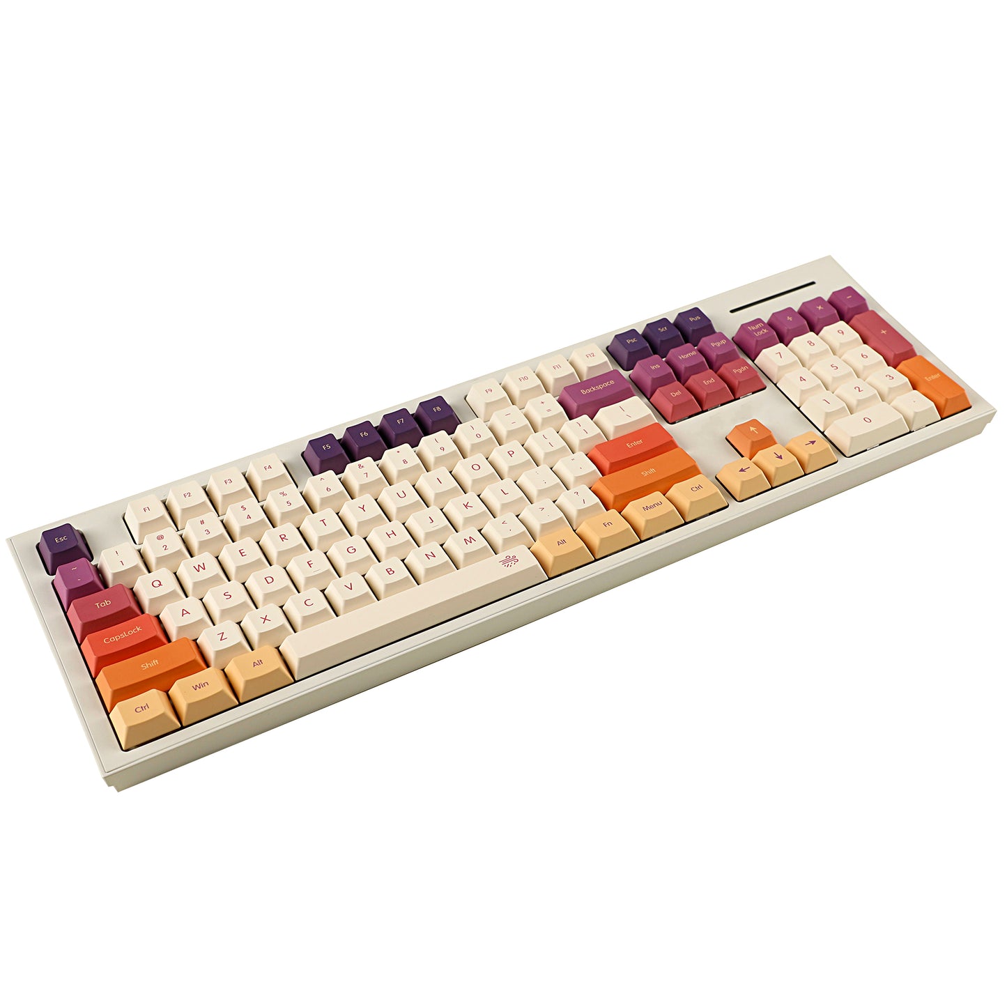 YMDK Cloud German French ISO 1.7mm Thickness Keycaps Thick Keycap set For QWERTZ AZERTY MX Keyboard(Cherry Profile Dye Sub PBT)